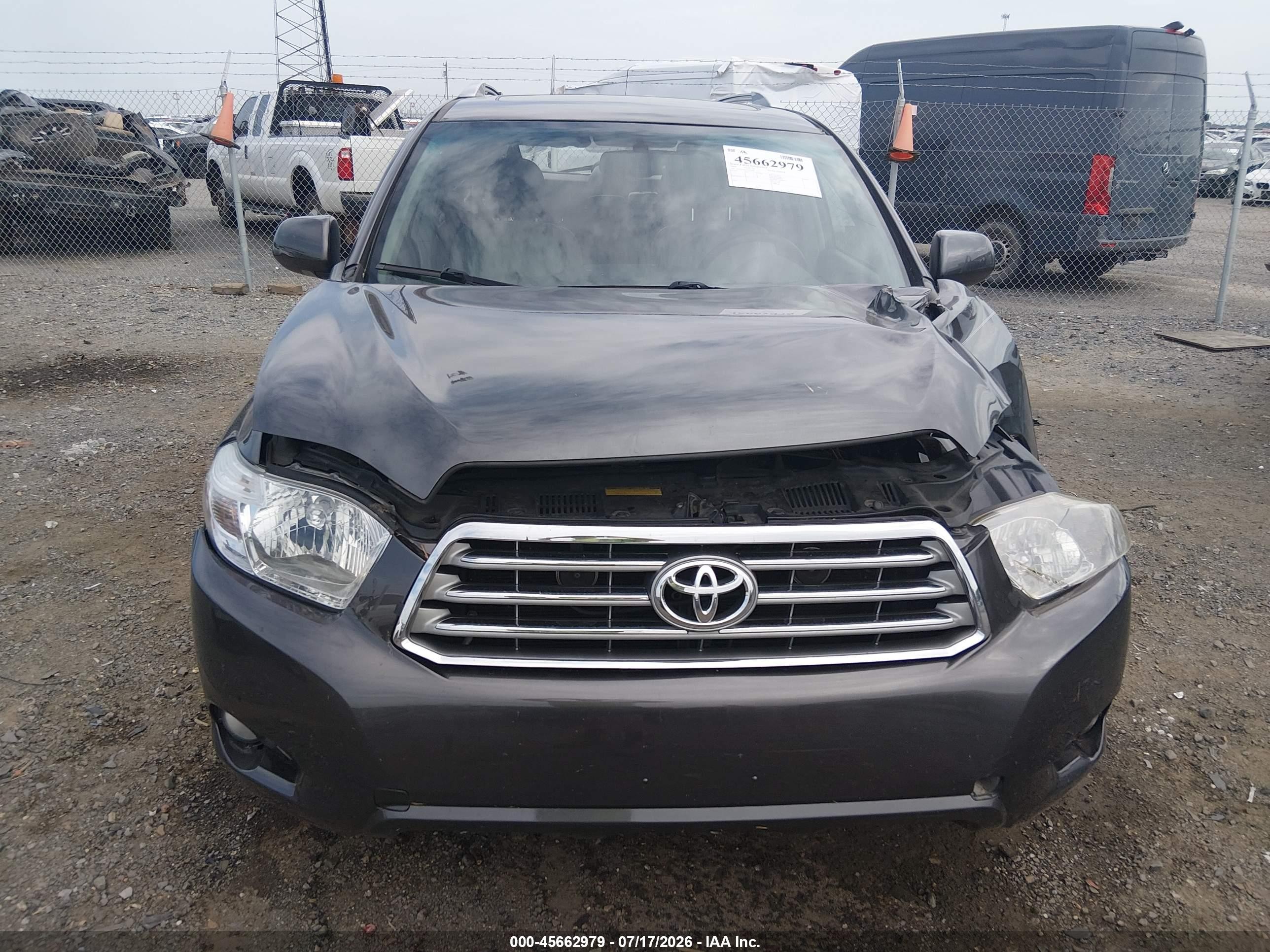 2009 Toyota Highlander Limited Gray vin: JTEDS42A292075997