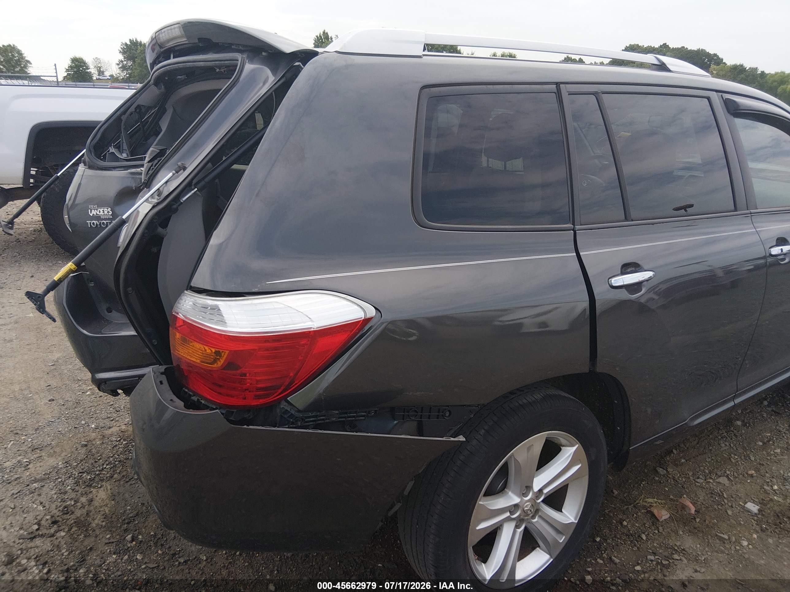 2009 Toyota Highlander Limited Gray vin: JTEDS42A292075997