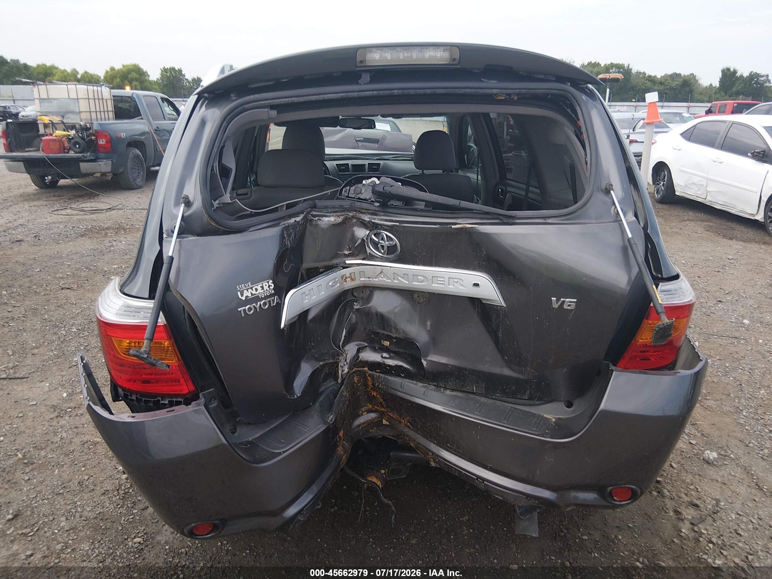 2009 Toyota Highlander Limited Gray vin: JTEDS42A292075997