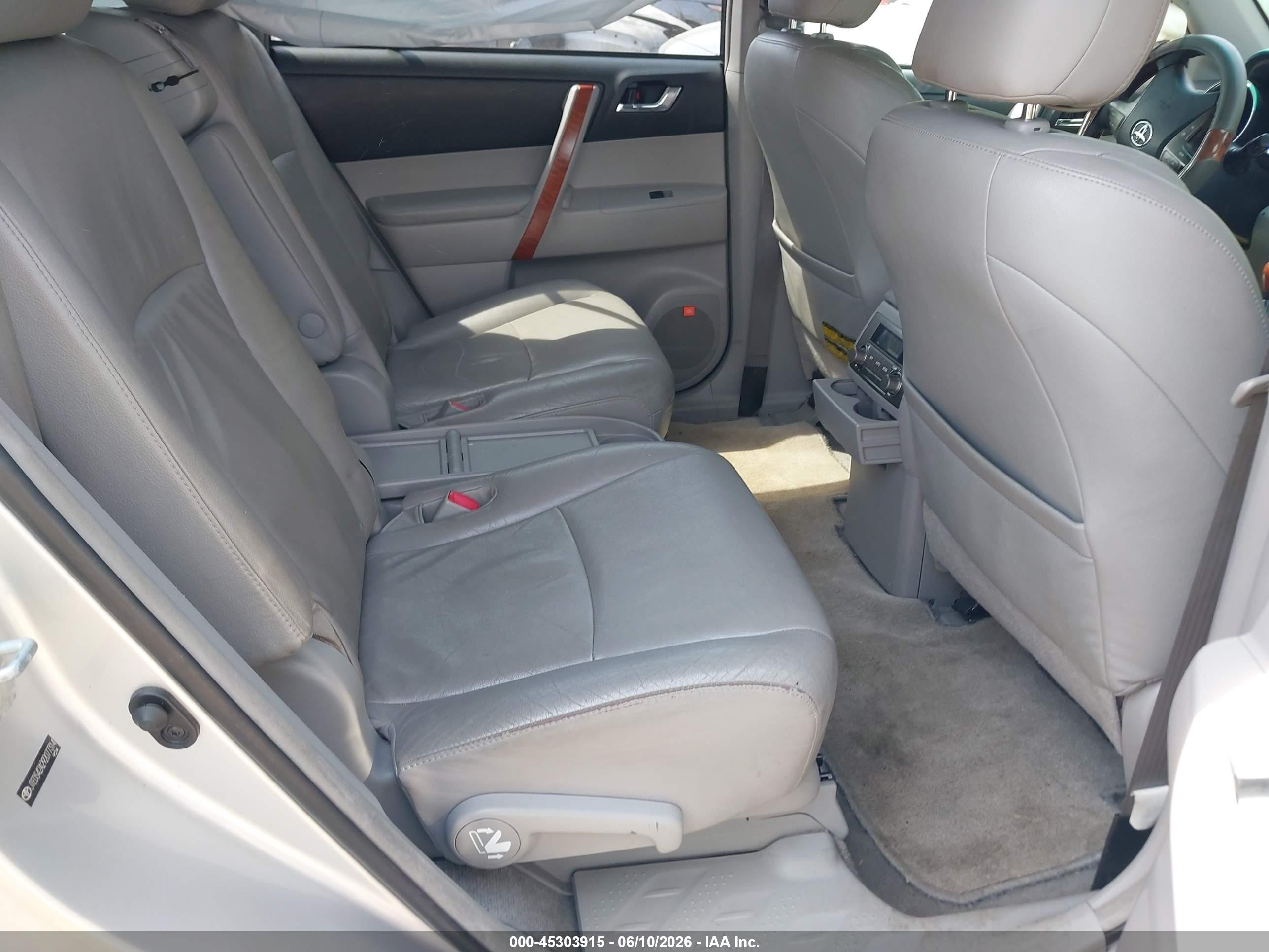 2009 Toyota Highlander Limited Серебряный vin: JTEDS42A292077314