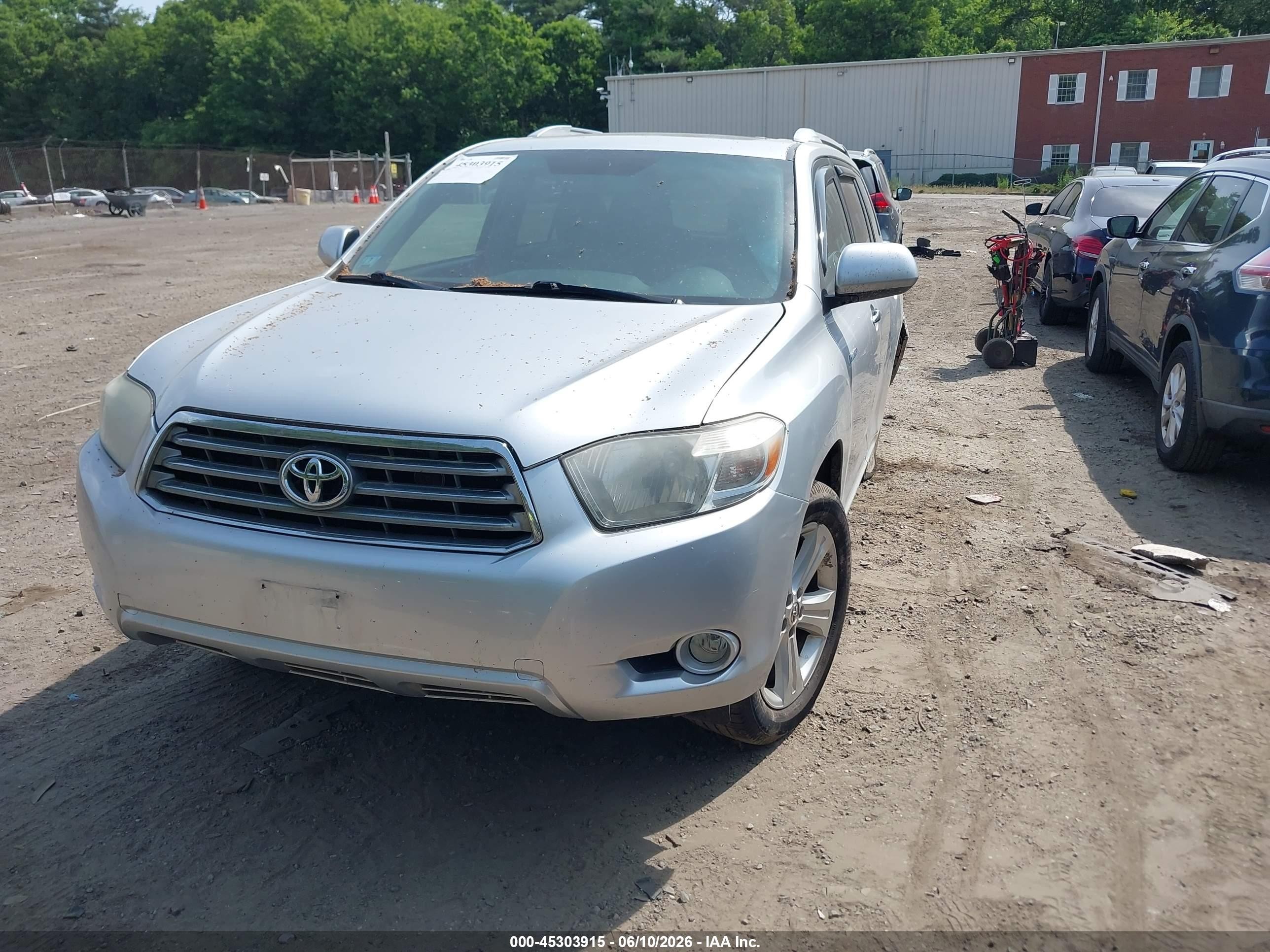 2009 Toyota Highlander Limited Серебряный vin: JTEDS42A292077314
