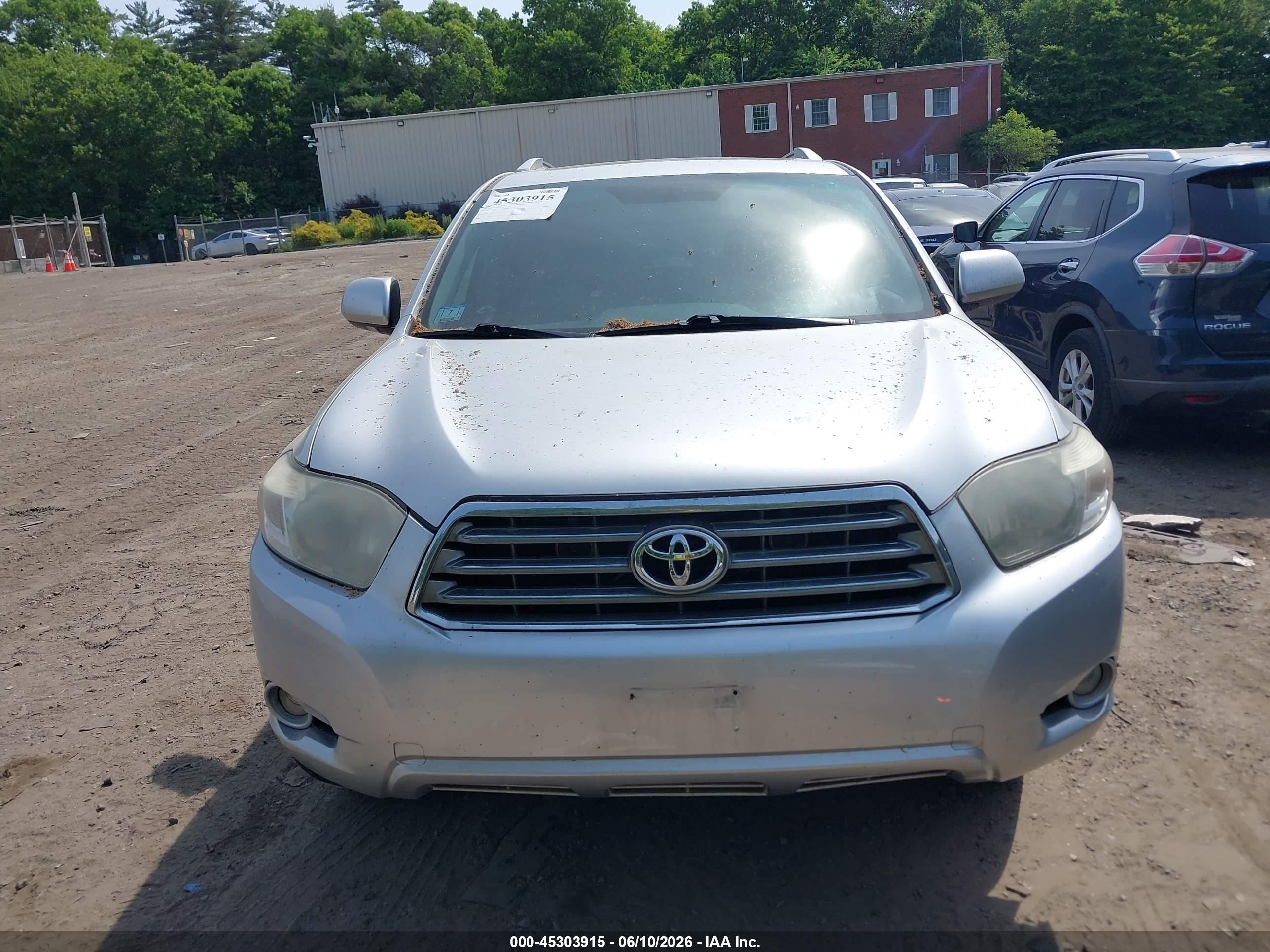 2009 Toyota Highlander Limited Серебряный vin: JTEDS42A292077314