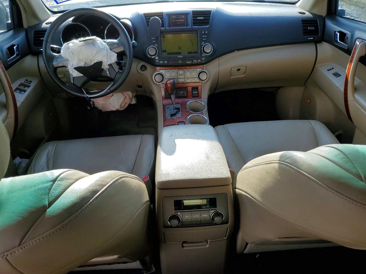 2009 Toyota Highlander Limited Black vin: JTEDS42A292080388