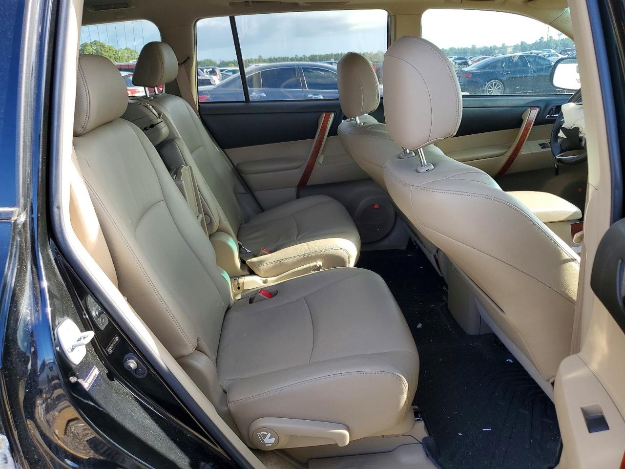 2009 Toyota Highlander Limited Black vin: JTEDS42A292080388