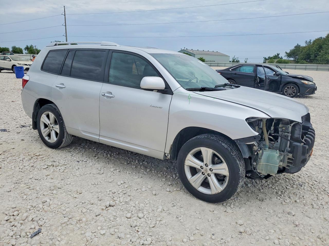 2008 Toyota Highlander Limited Silver vin: JTEDS42A382020960