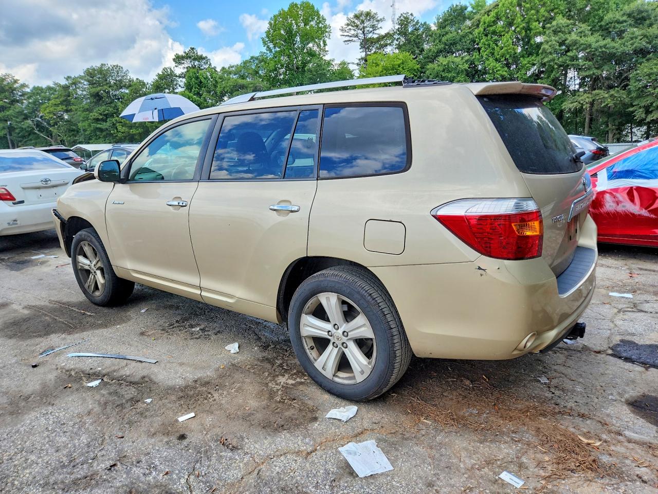 2008 Toyota Highlander Limited Gold vin: JTEDS42A382025754
