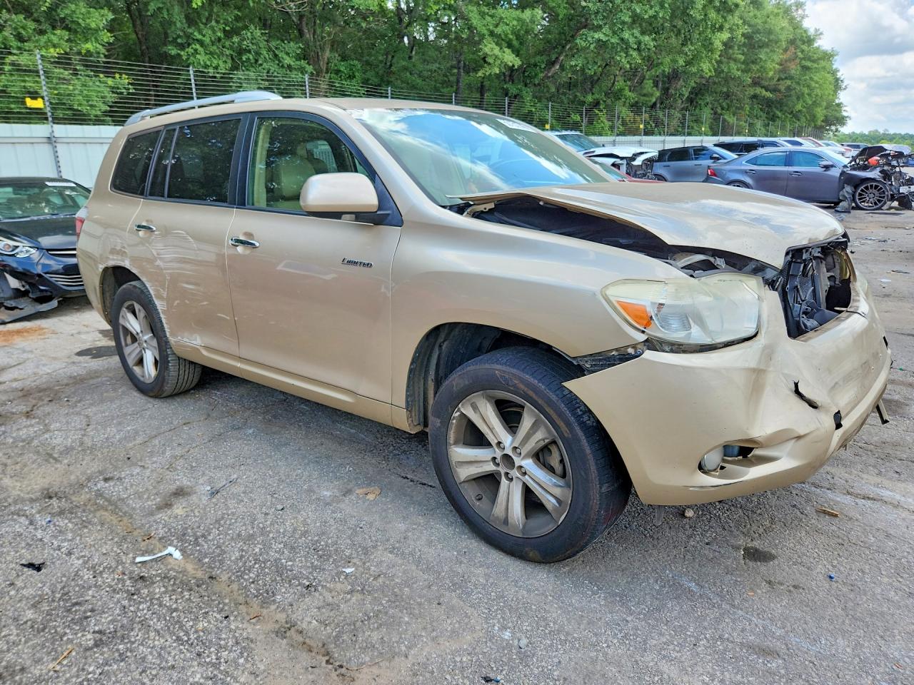 2008 Toyota Highlander Limited Gold vin: JTEDS42A382025754