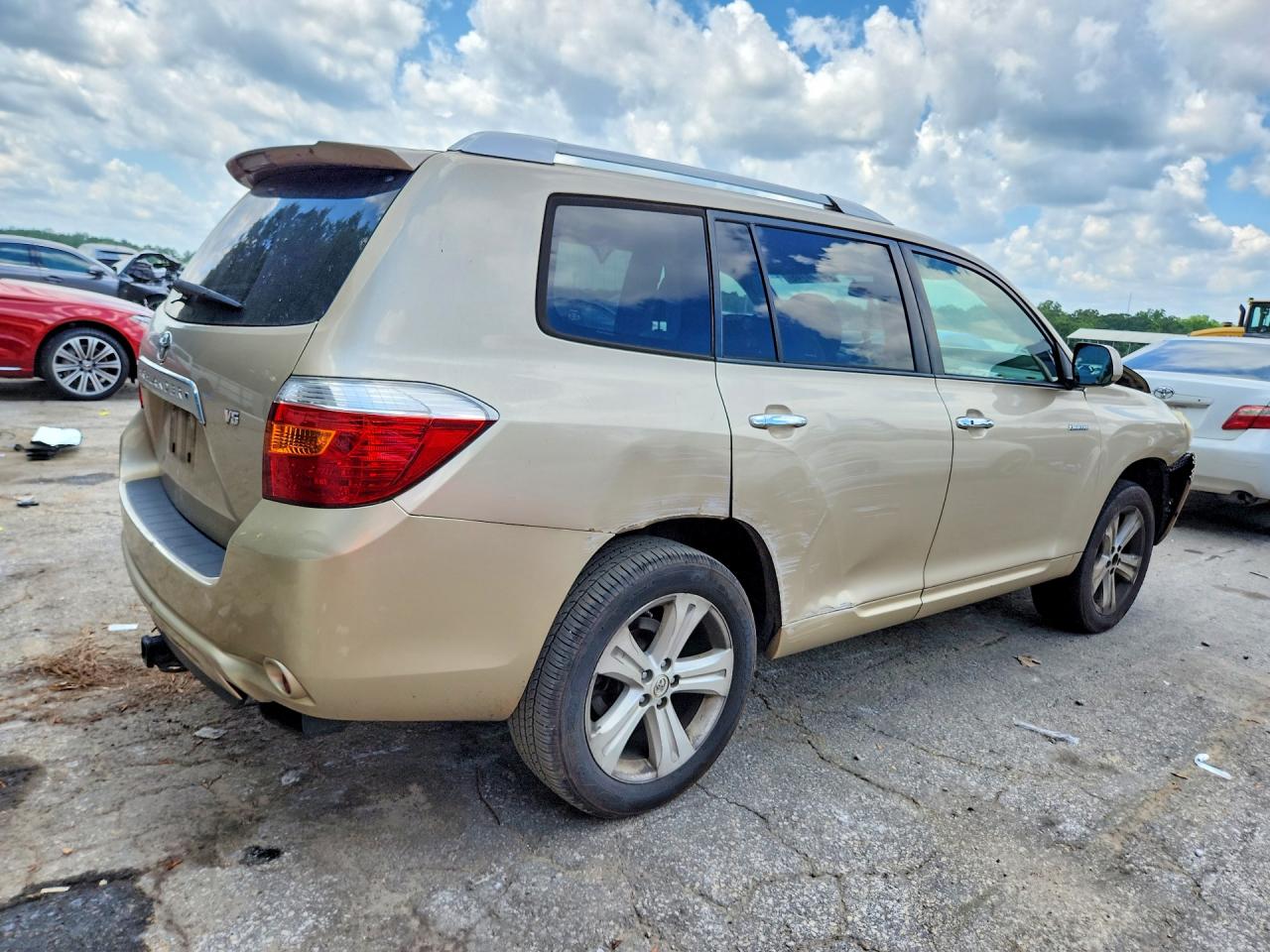 2008 Toyota Highlander Limited Gold vin: JTEDS42A382025754