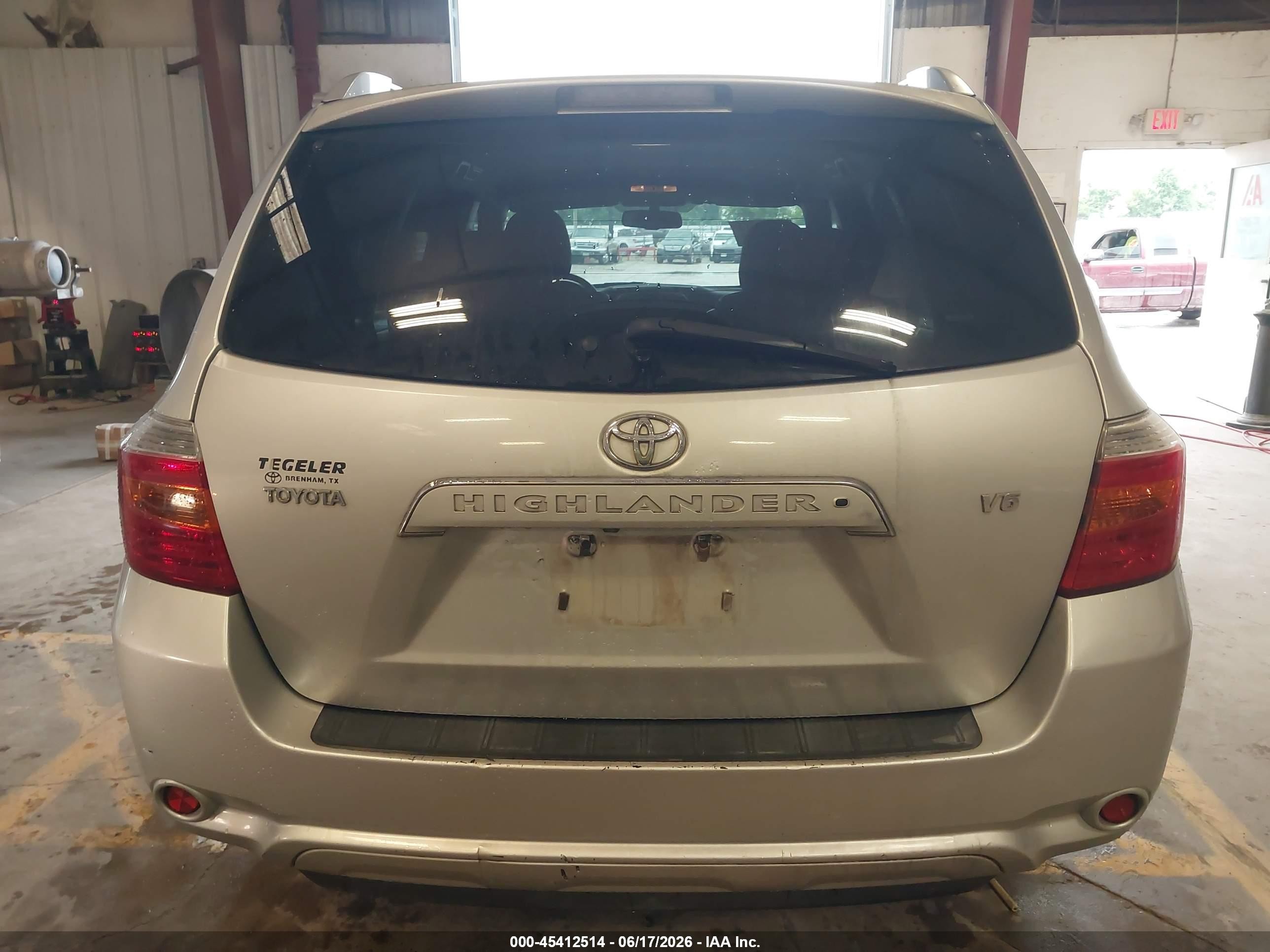 2008 Toyota Highlander Limited Серебряный vin: JTEDS42A382032445