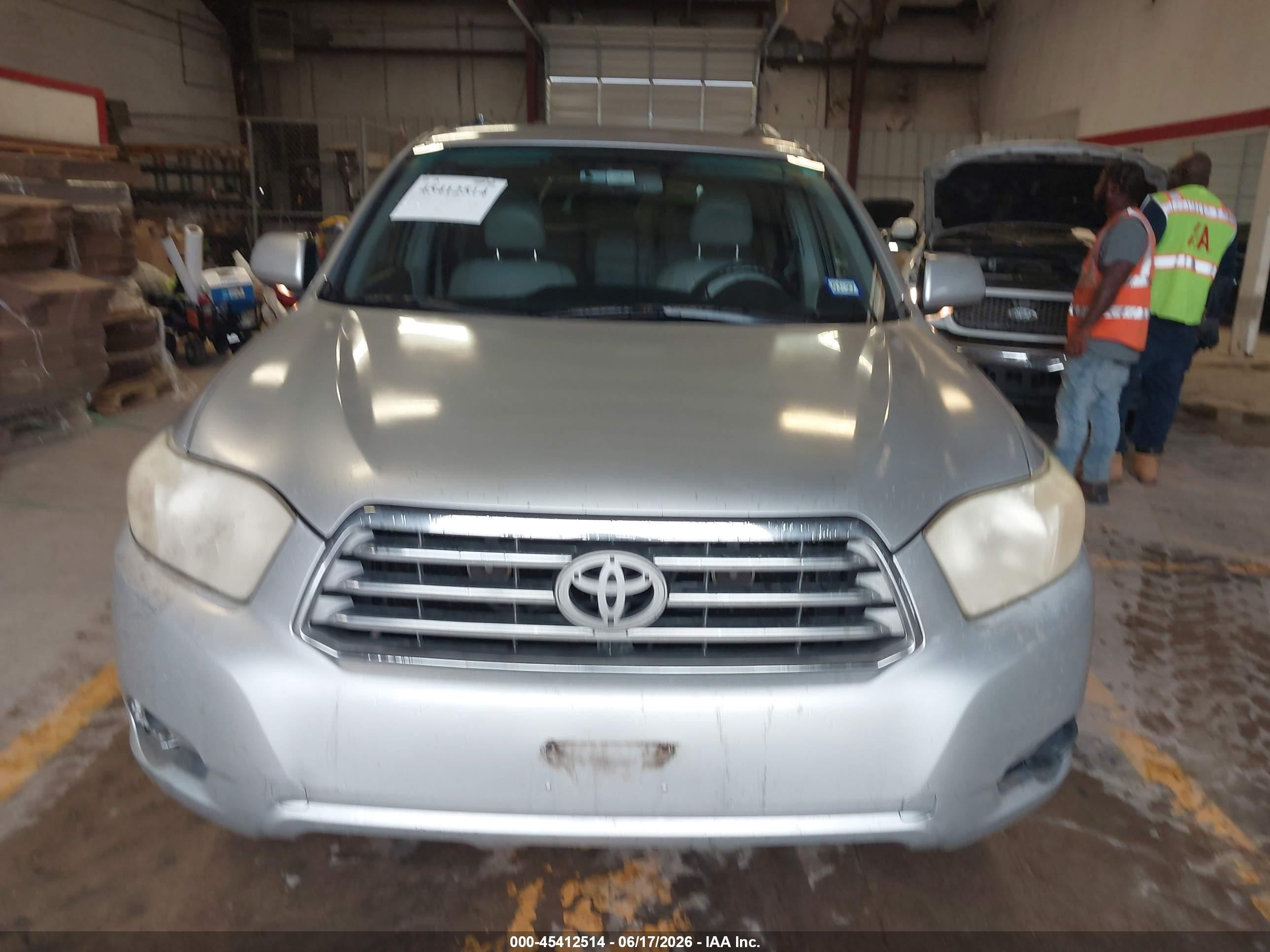 2008 Toyota Highlander Limited Серебряный vin: JTEDS42A382032445