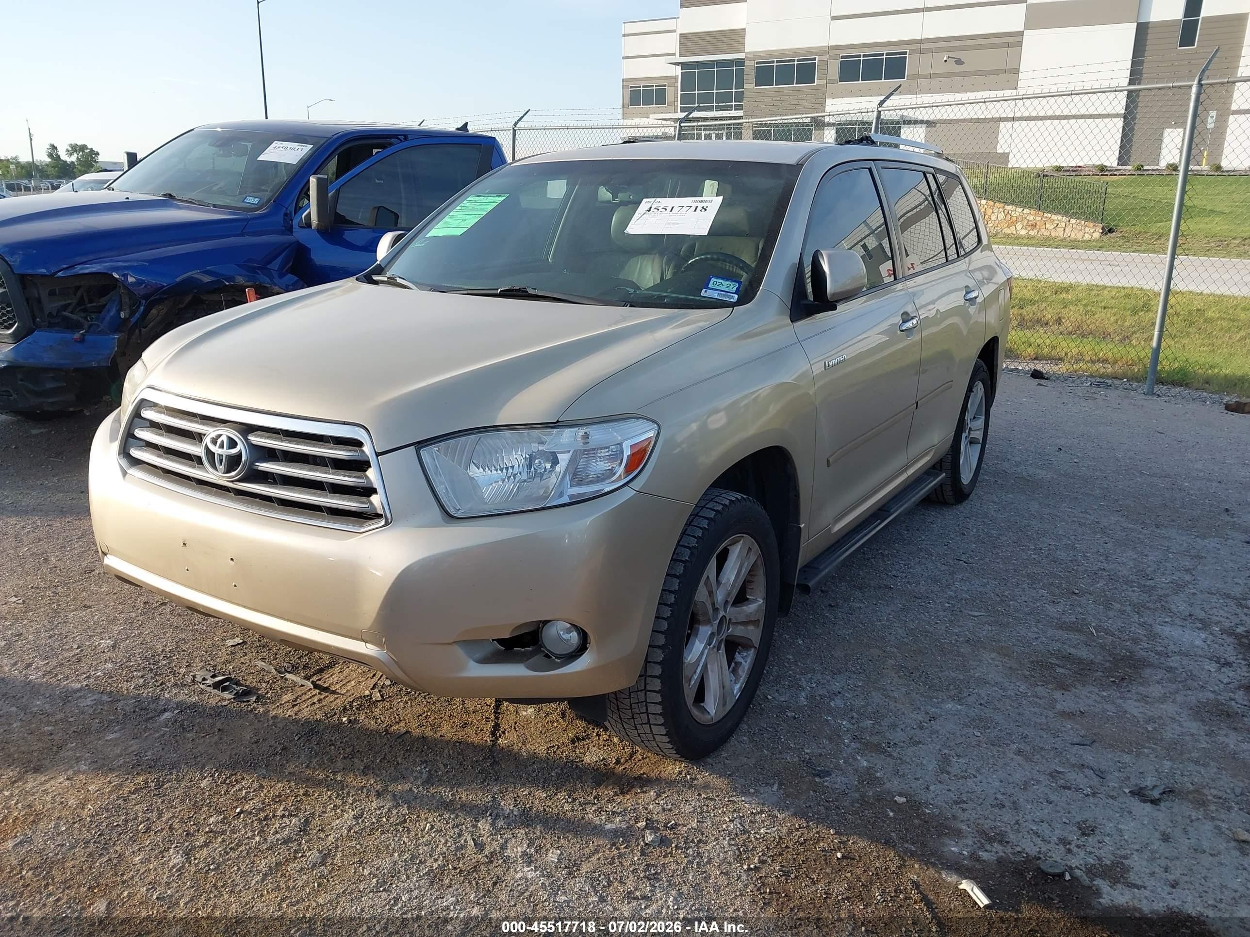 2008 Toyota Highlander Limited Champagne vin: JTEDS42A382053831