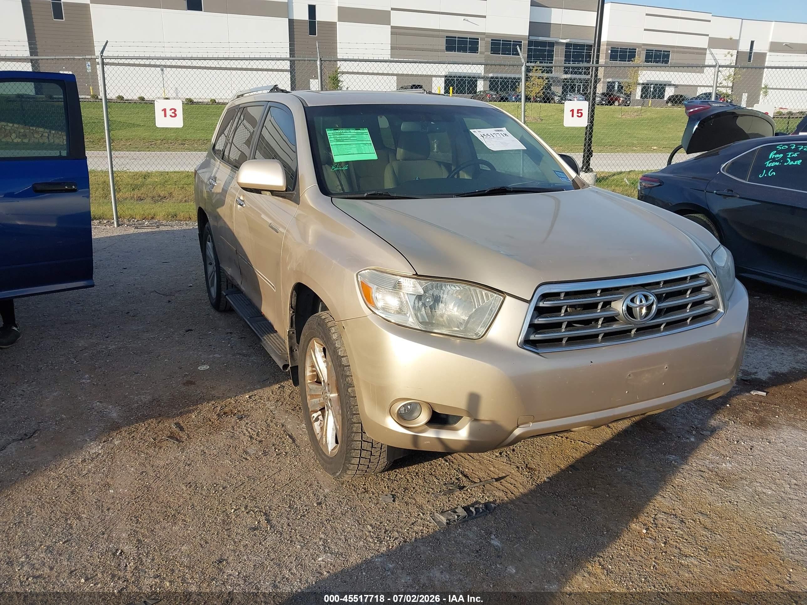2008 Toyota Highlander Limited Champagne vin: JTEDS42A382053831