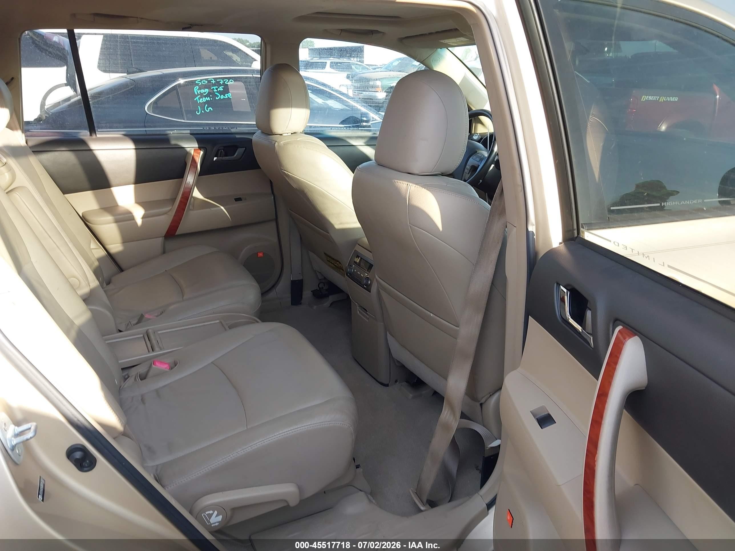 2008 Toyota Highlander Limited Champagne vin: JTEDS42A382053831