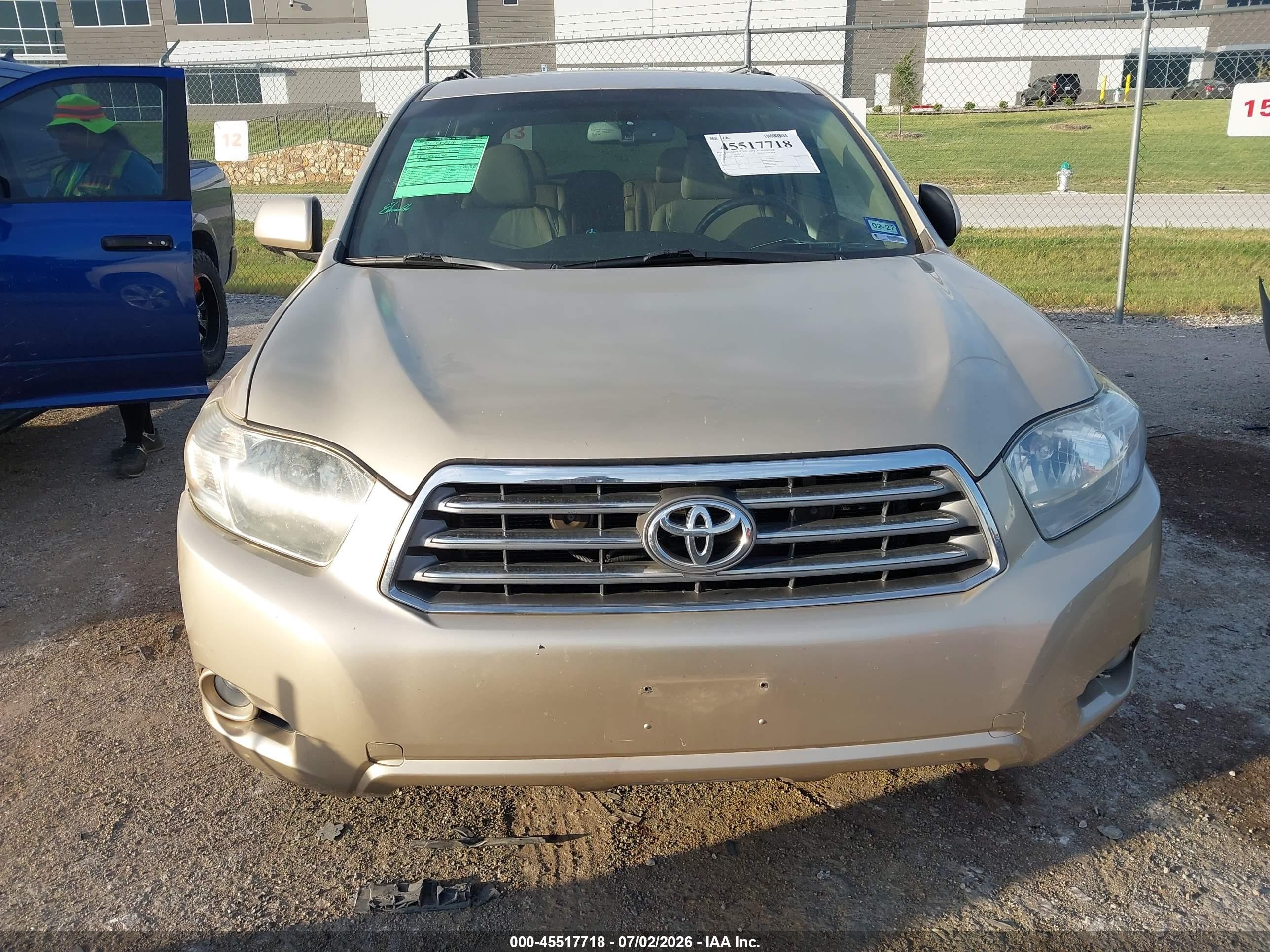 2008 Toyota Highlander Limited Champagne vin: JTEDS42A382053831