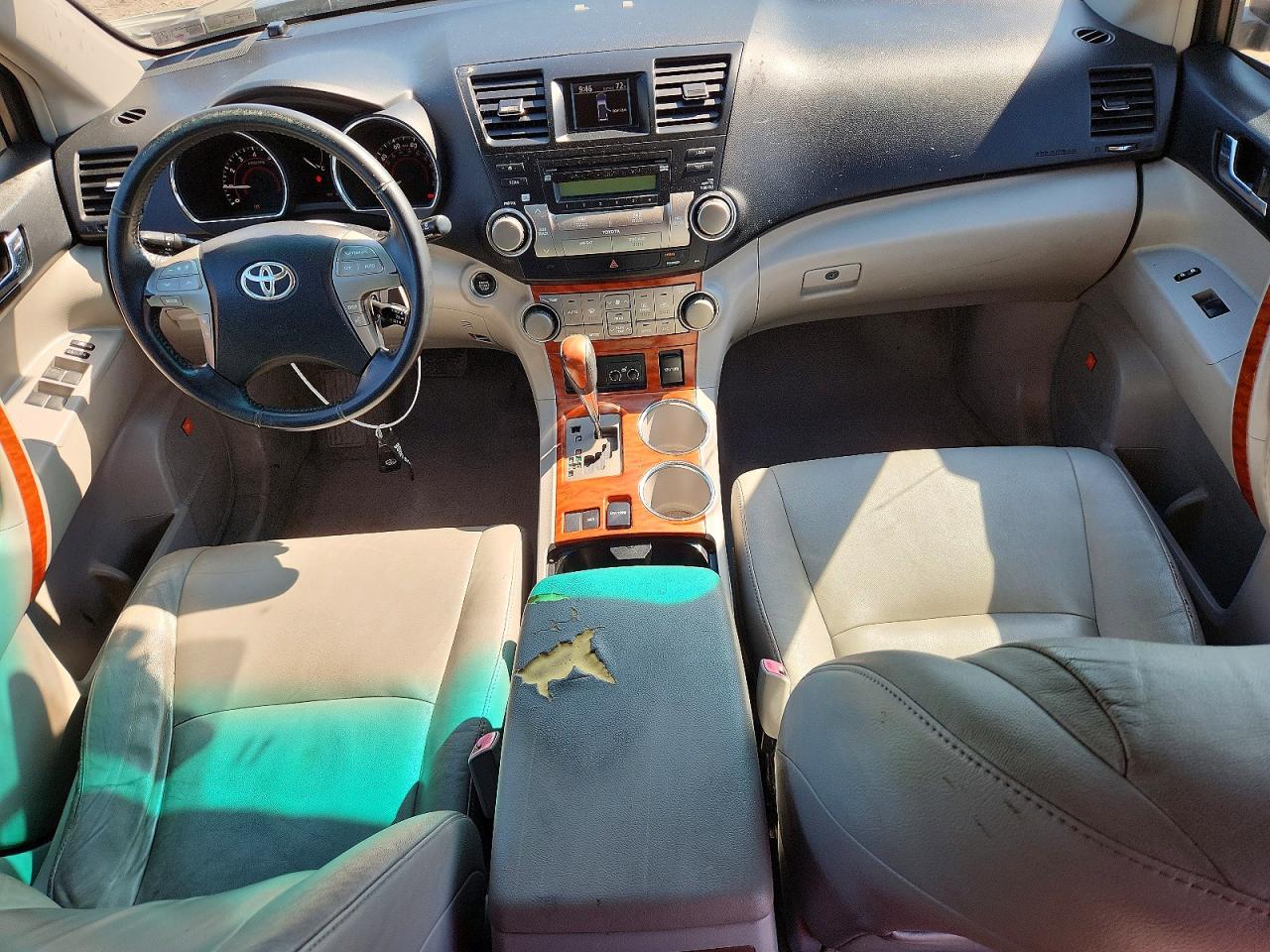 2008 Toyota Highlander Limited Серый vin: JTEDS42A382066000