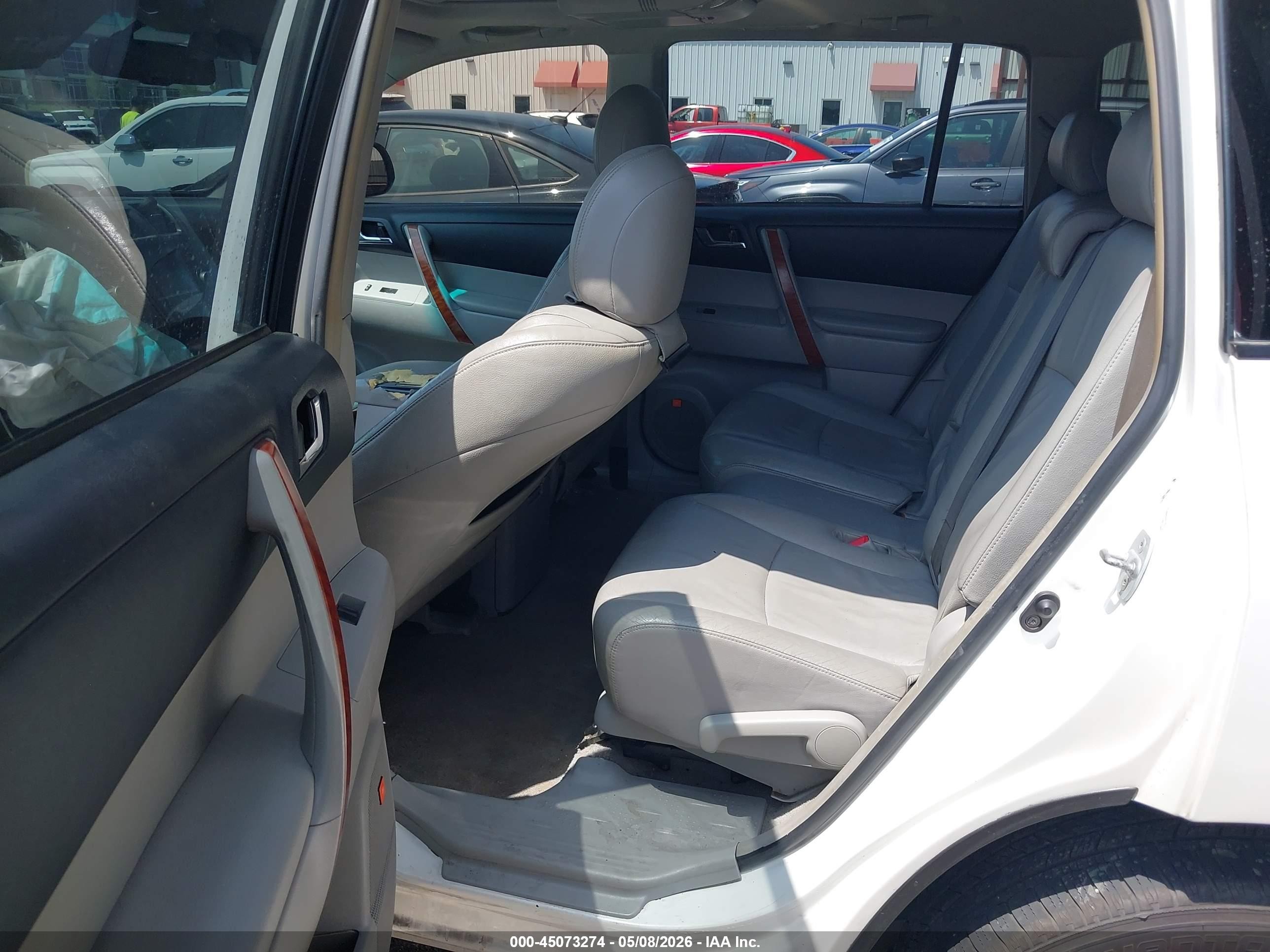 2009 Toyota Highlander Limited Белый vin: JTEDS42A392082165