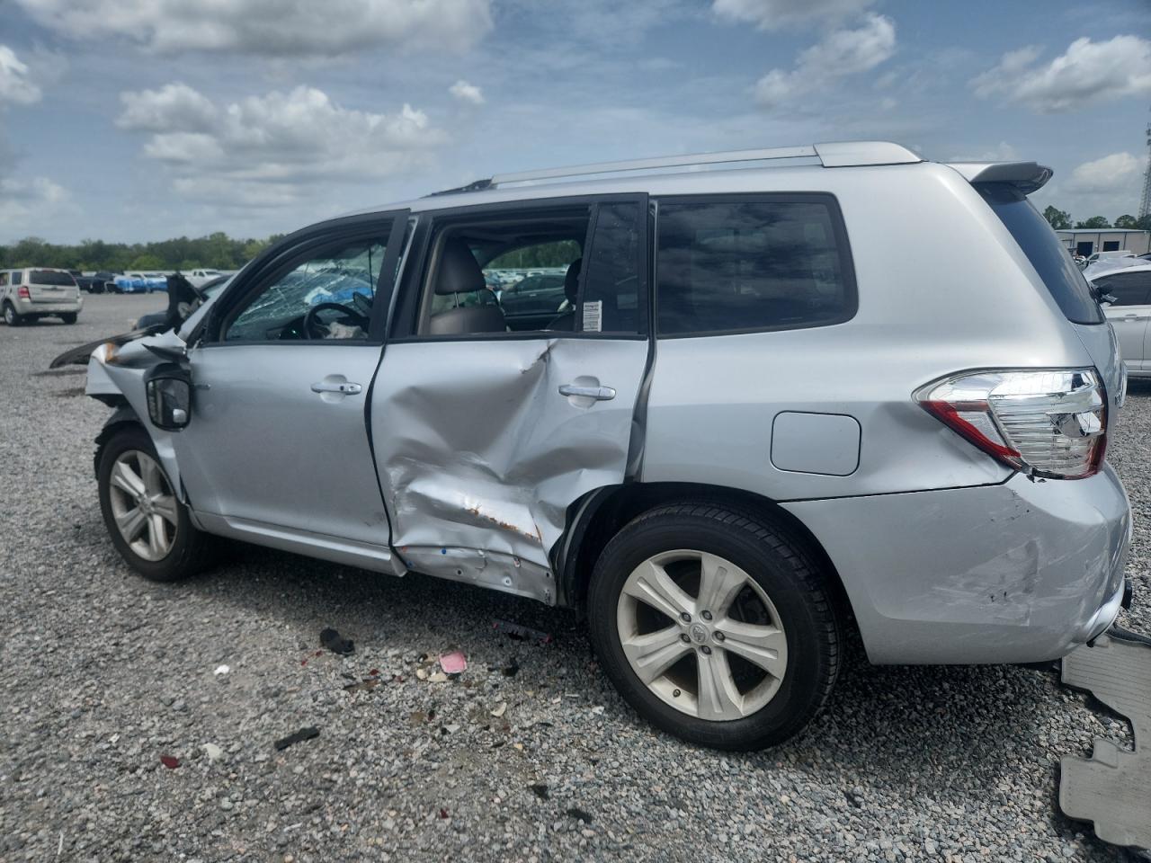 2009 Toyota Highlander Limited Серебряный vin: JTEDS42A392092016