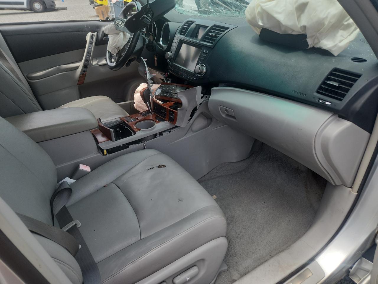 2009 Toyota Highlander Limited Серебряный vin: JTEDS42A392092016