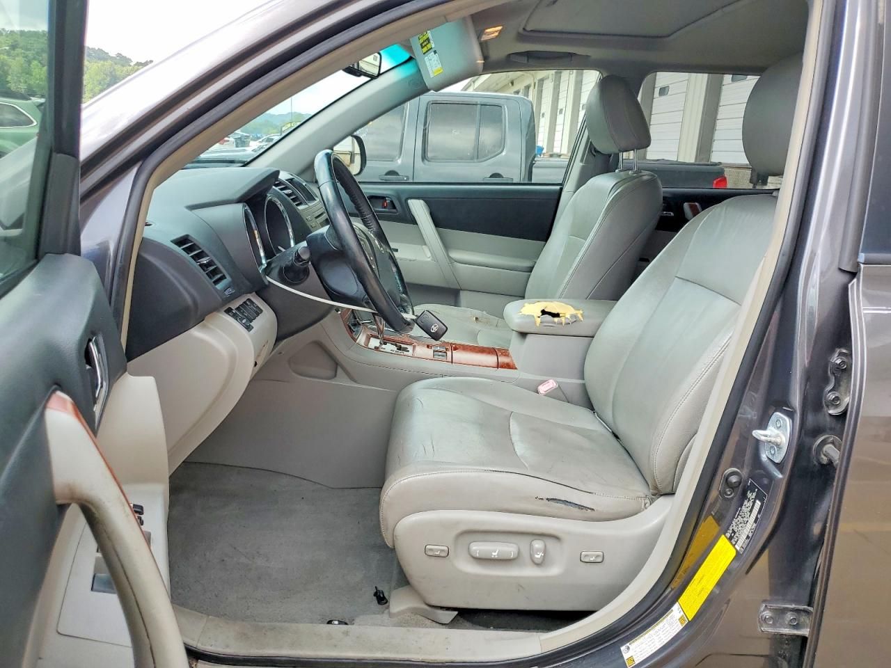 2008 Toyota Highlander Limited Gray vin: JTEDS42A482006212