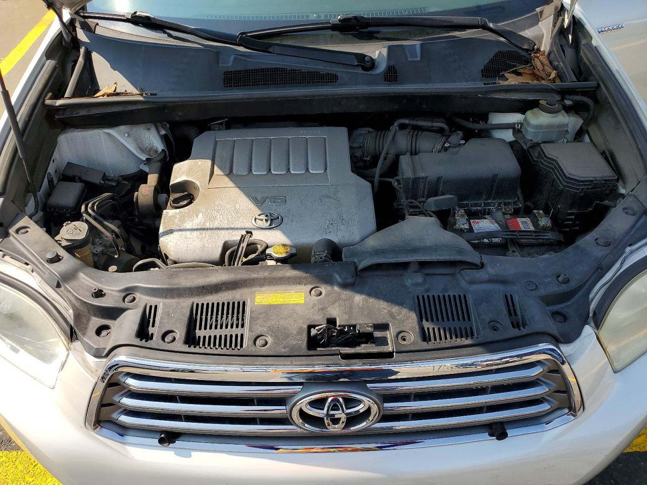 2009 Toyota Highlander Limited White vin: JTEDS42A492073359