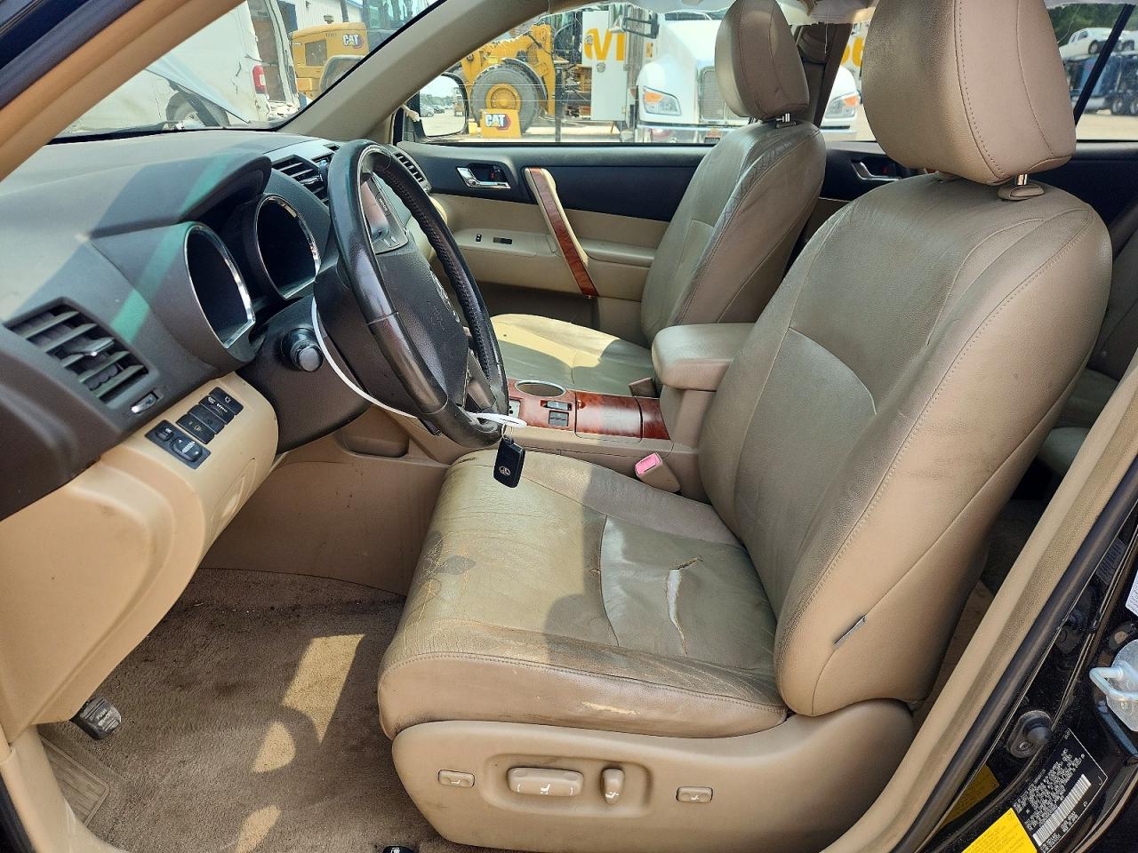 2008 Toyota Highlander Limited Black vin: JTEDS42A582018482