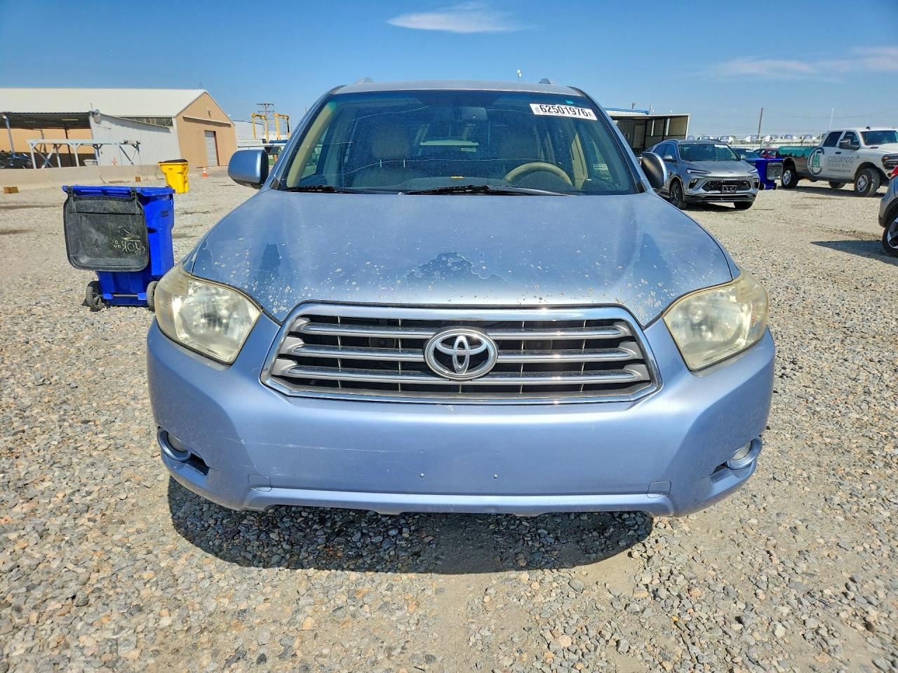 2008 Toyota Highlander Limited Blue vin: JTEDS42A582035749