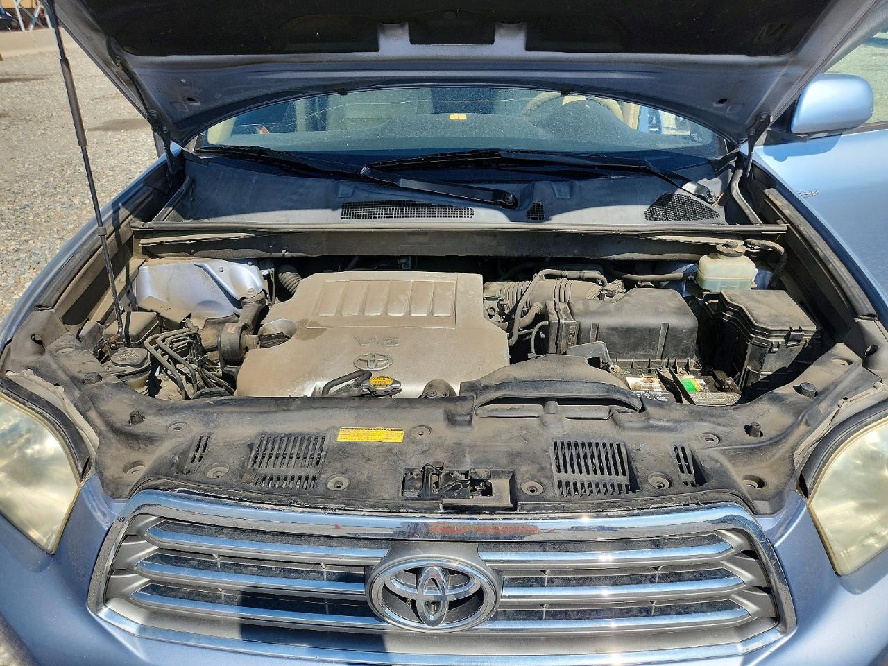 2008 Toyota Highlander Limited Blue vin: JTEDS42A582035749
