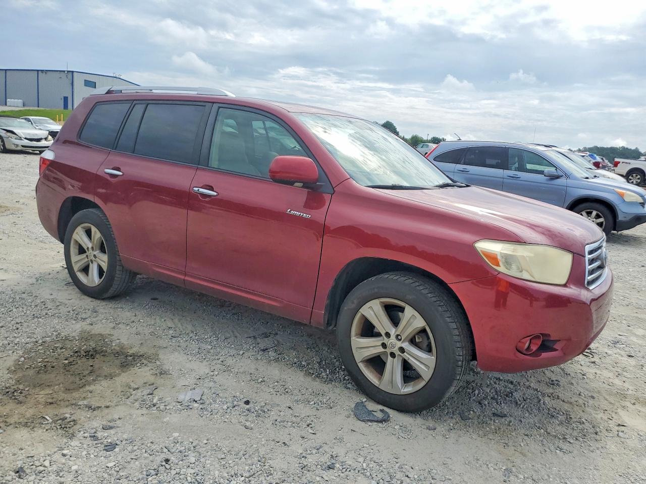 2008 Toyota Highlander Limited Бордовый vin: JTEDS42A582058691