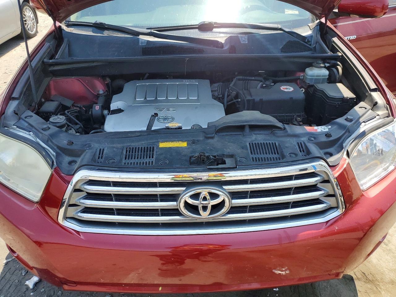 2009 Toyota Highlander Limited Maroon vin: JTEDS42A592092227
