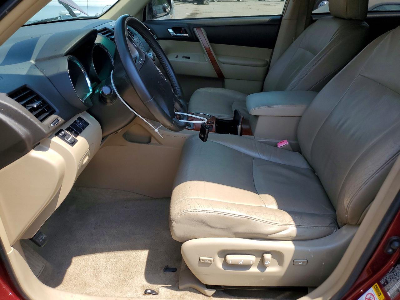 2009 Toyota Highlander Limited Maroon vin: JTEDS42A592092227