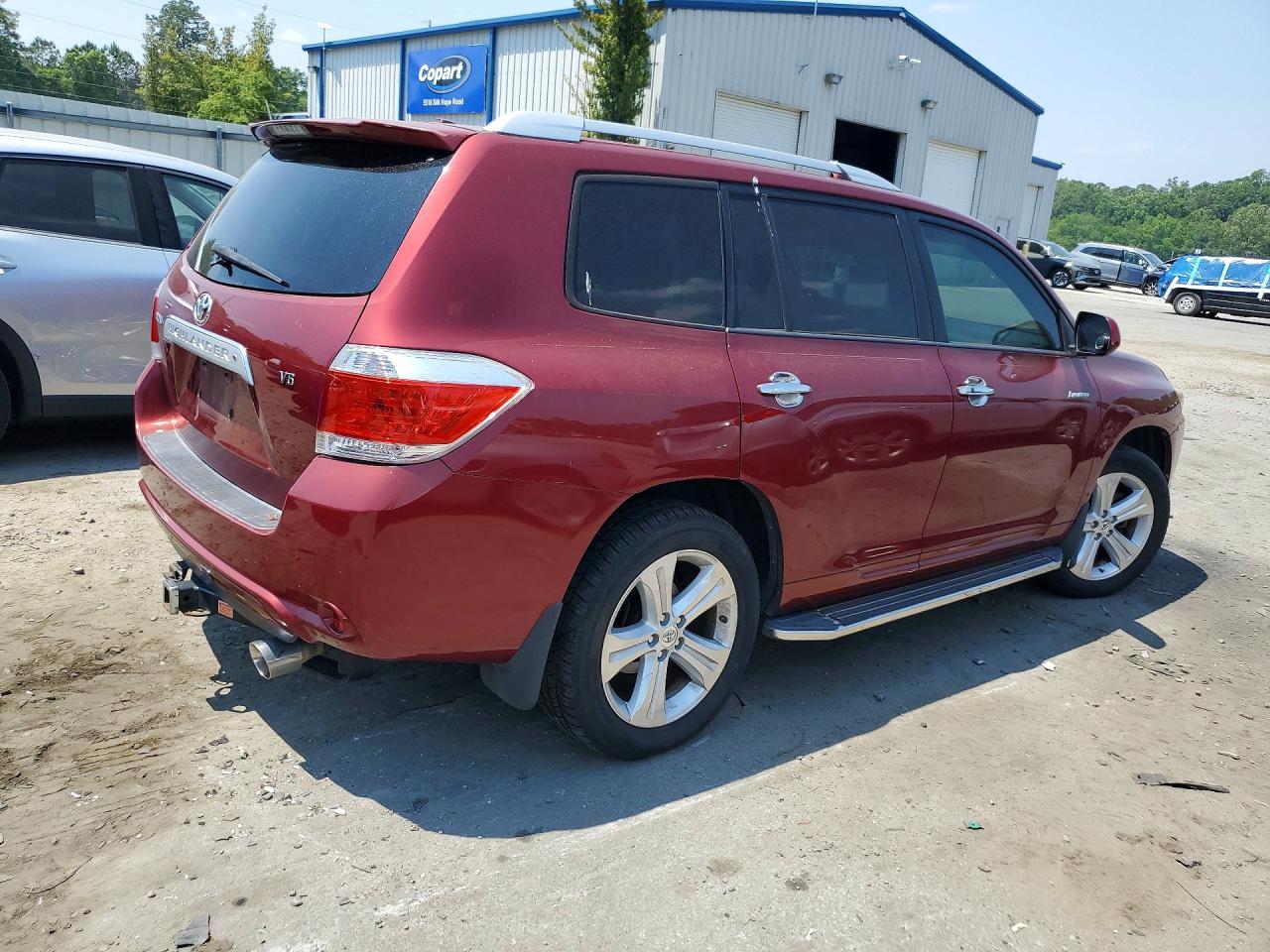 2009 Toyota Highlander Limited Maroon vin: JTEDS42A592092227
