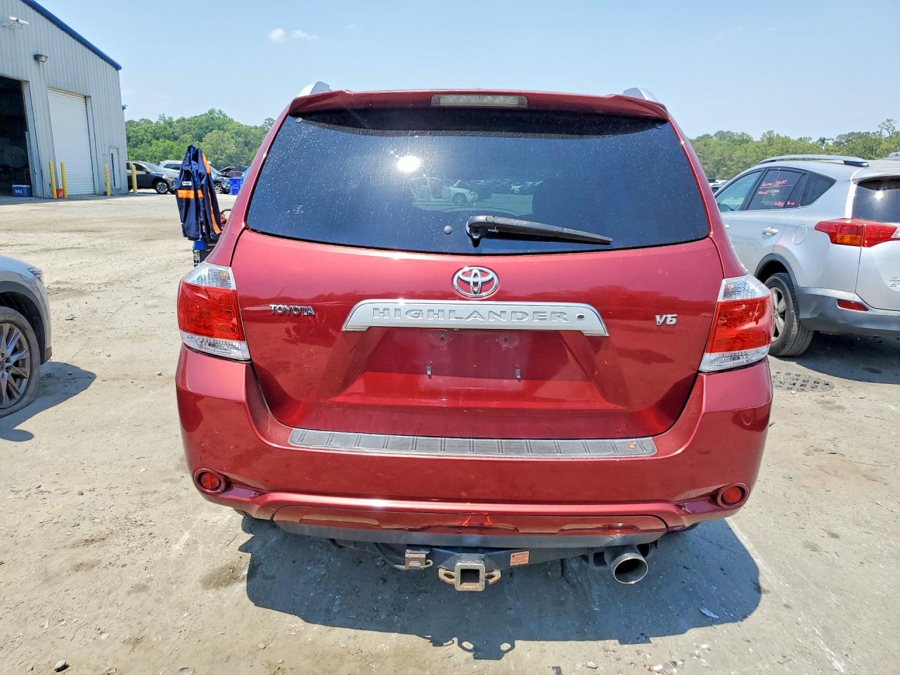 2009 Toyota Highlander Limited Maroon vin: JTEDS42A592092227