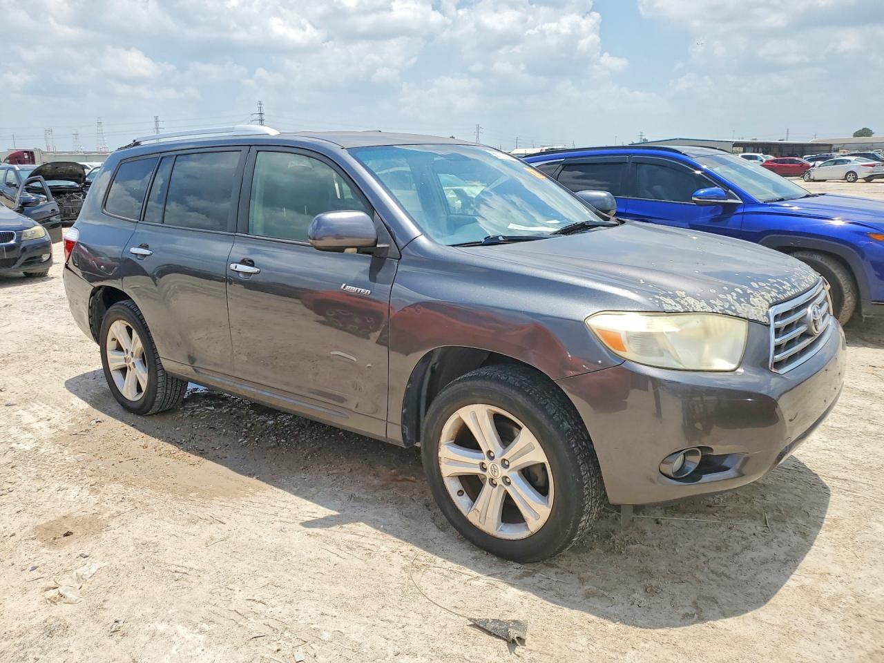 2008 Toyota Highlander Limited Gray vin: JTEDS42A682004204