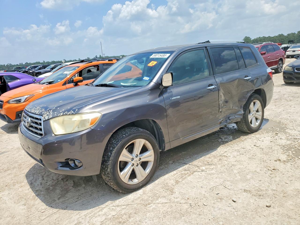 2008 Toyota Highlander Limited Gray vin: JTEDS42A682004204