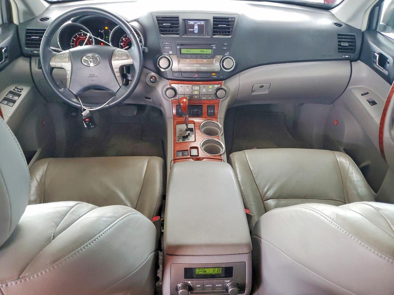 2008 Toyota Highlander Limited Красный vin: JTEDS42A682029023