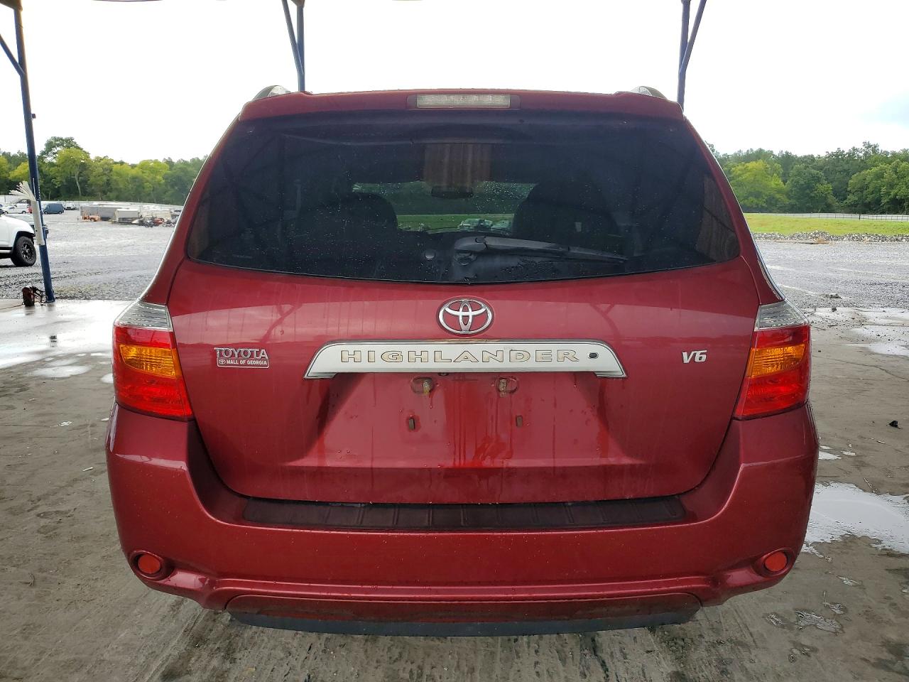 2008 Toyota Highlander Limited Красный vin: JTEDS42A682029023