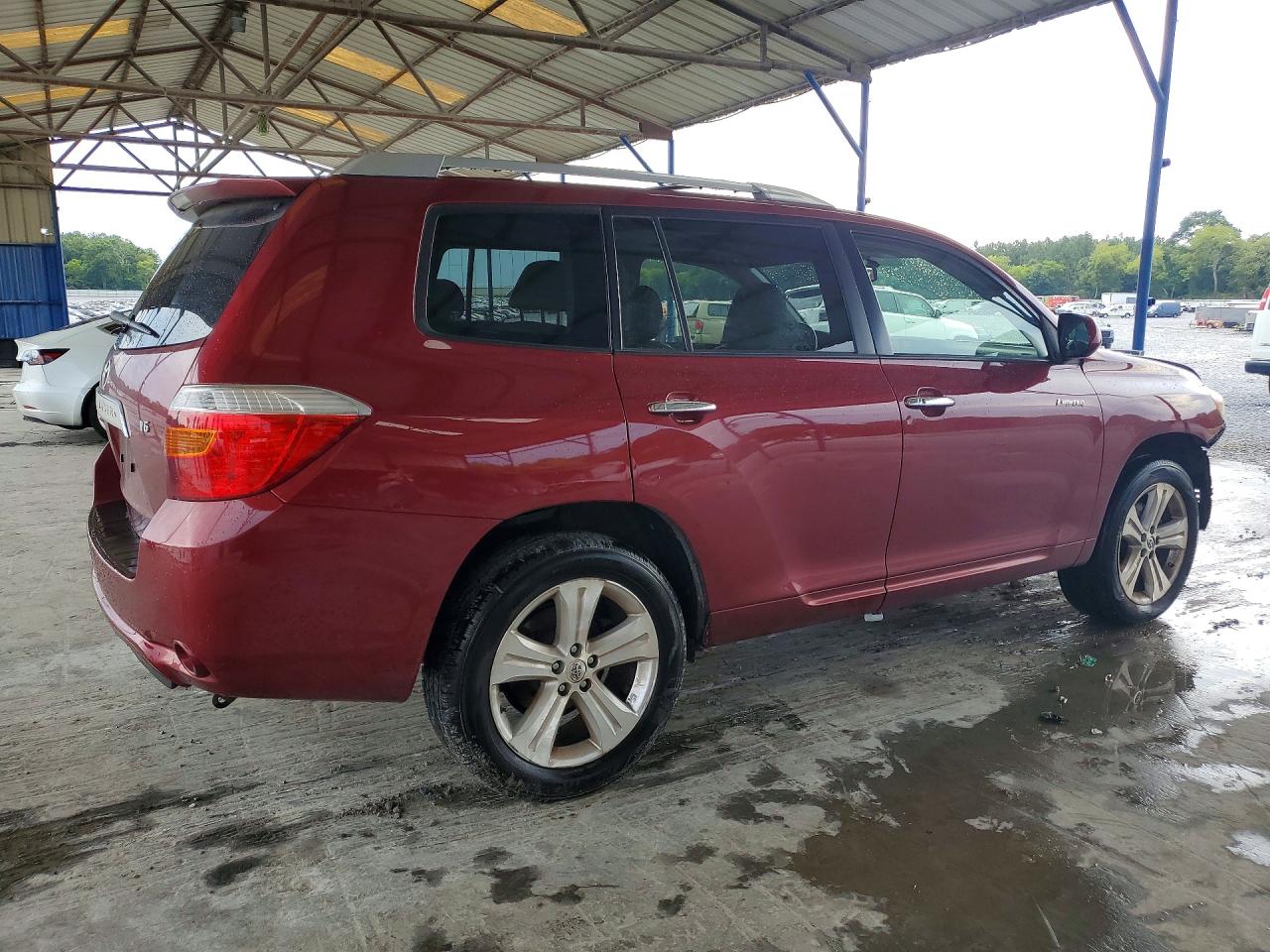2008 Toyota Highlander Limited Красный vin: JTEDS42A682029023
