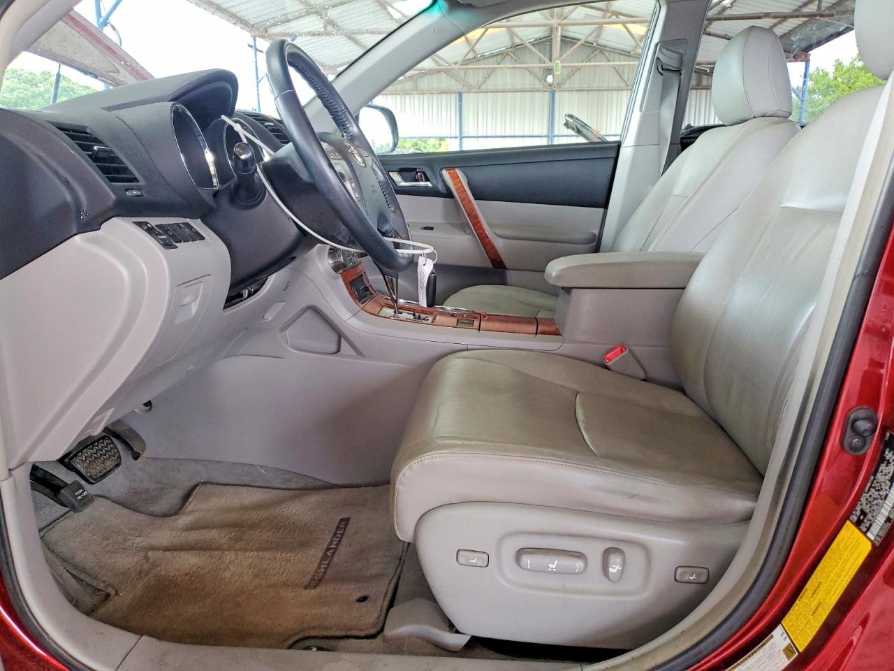 2008 Toyota Highlander Limited Красный vin: JTEDS42A682029023