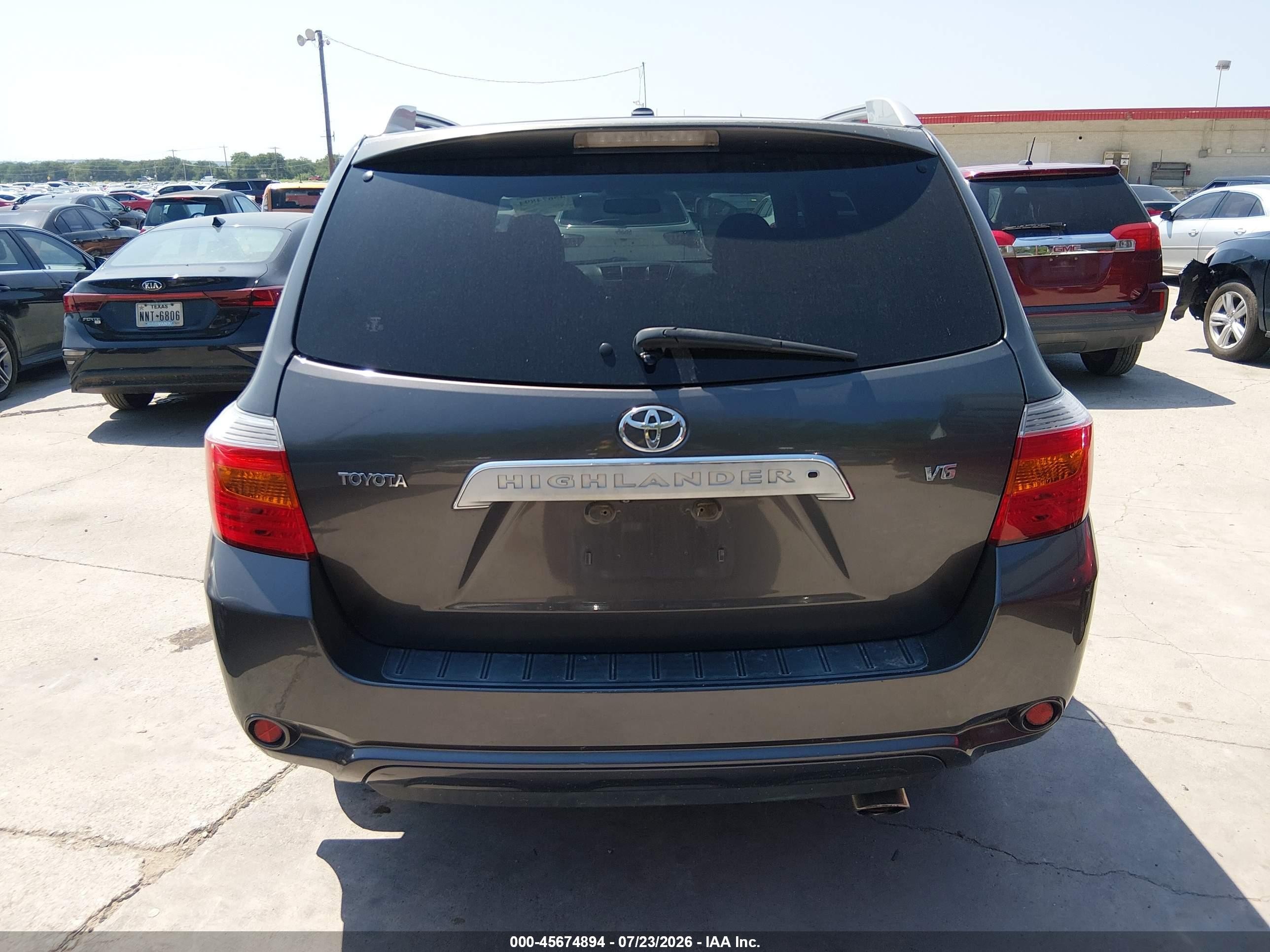 2009 Toyota Highlander Limited Gray vin: JTEDS42A692074786