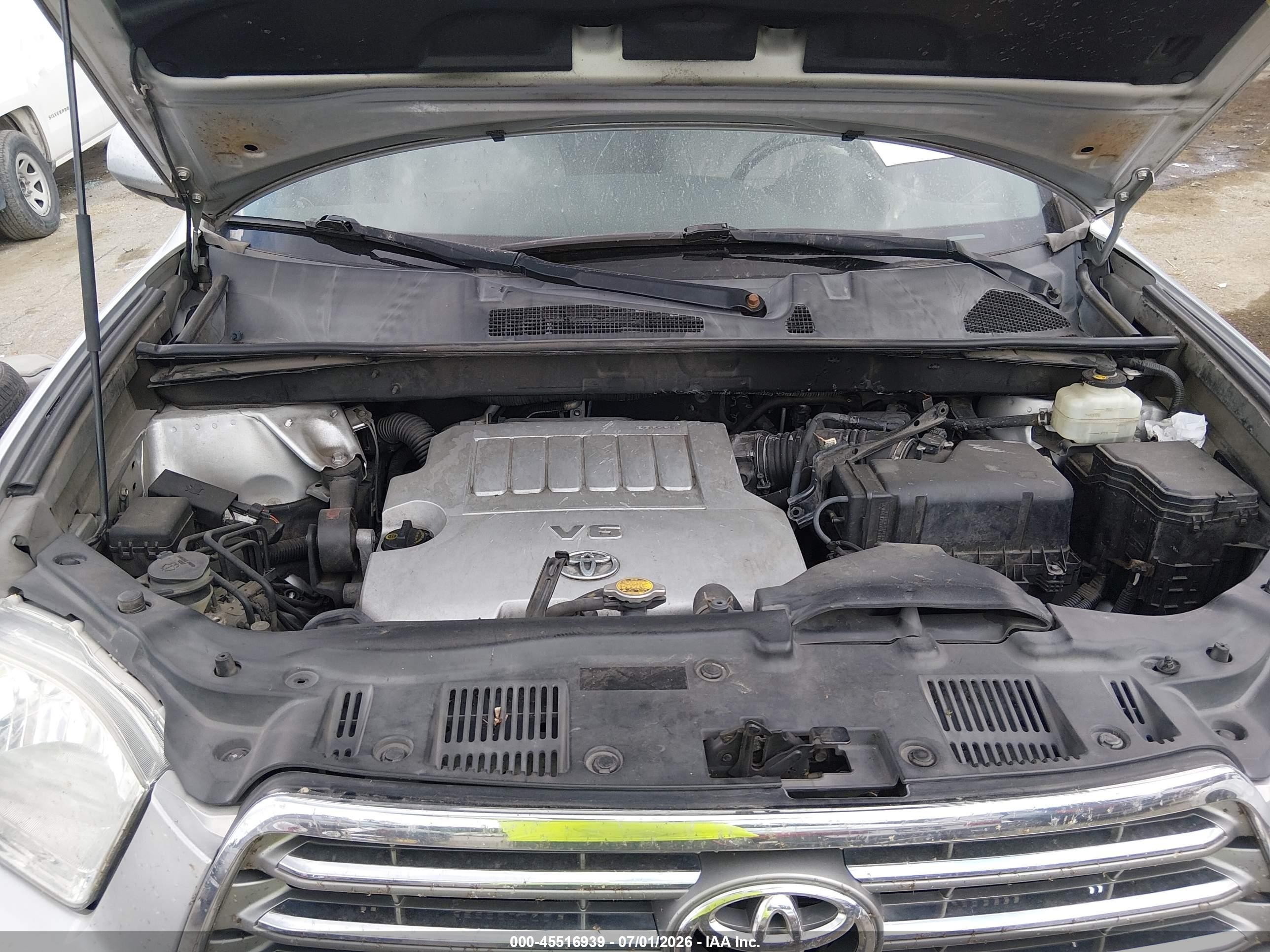 2009 Toyota Highlander Limited Silver vin: JTEDS42A692087022