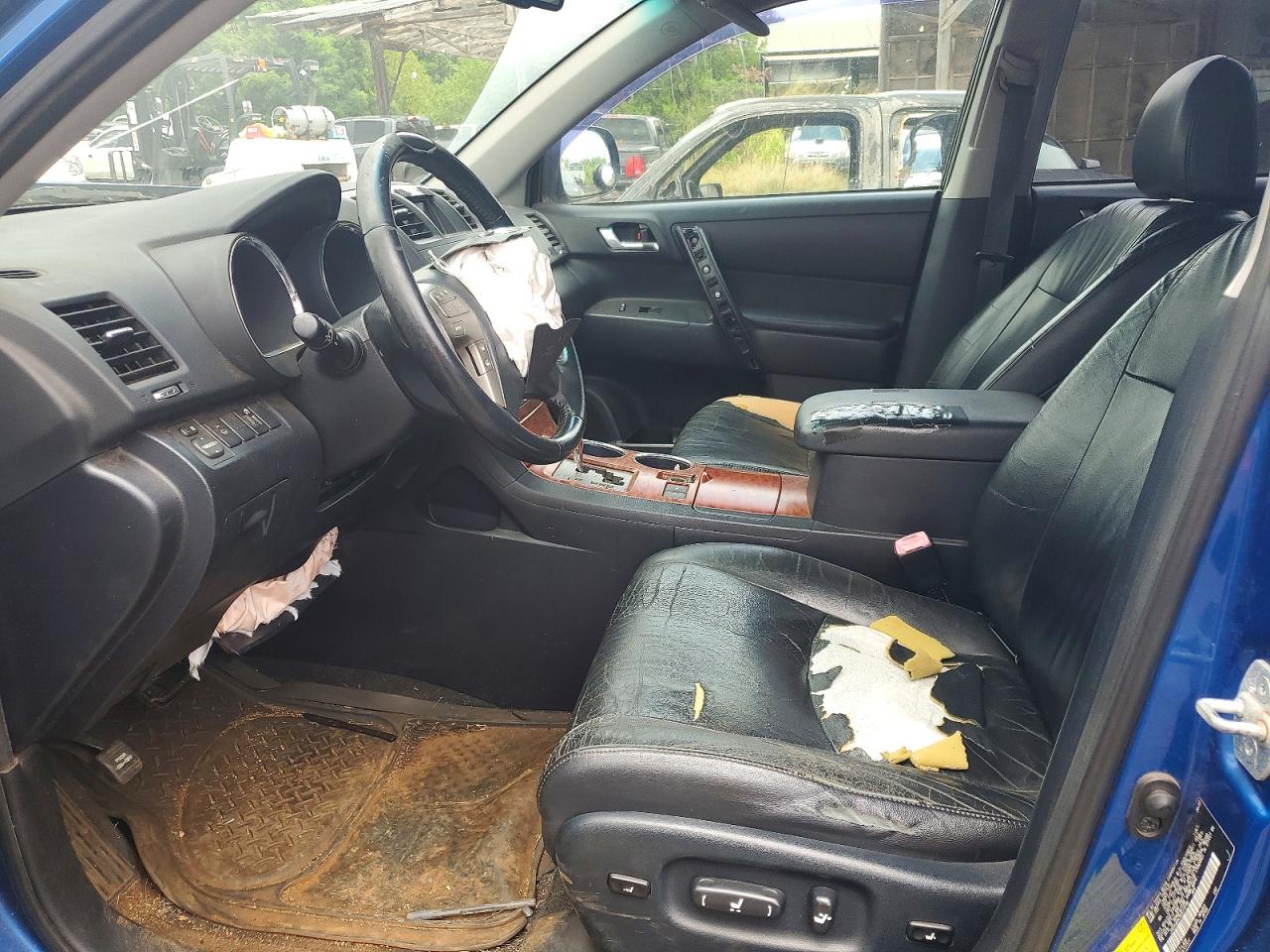 2008 Toyota Highlander Limited Blue vin: JTEDS42A782019195