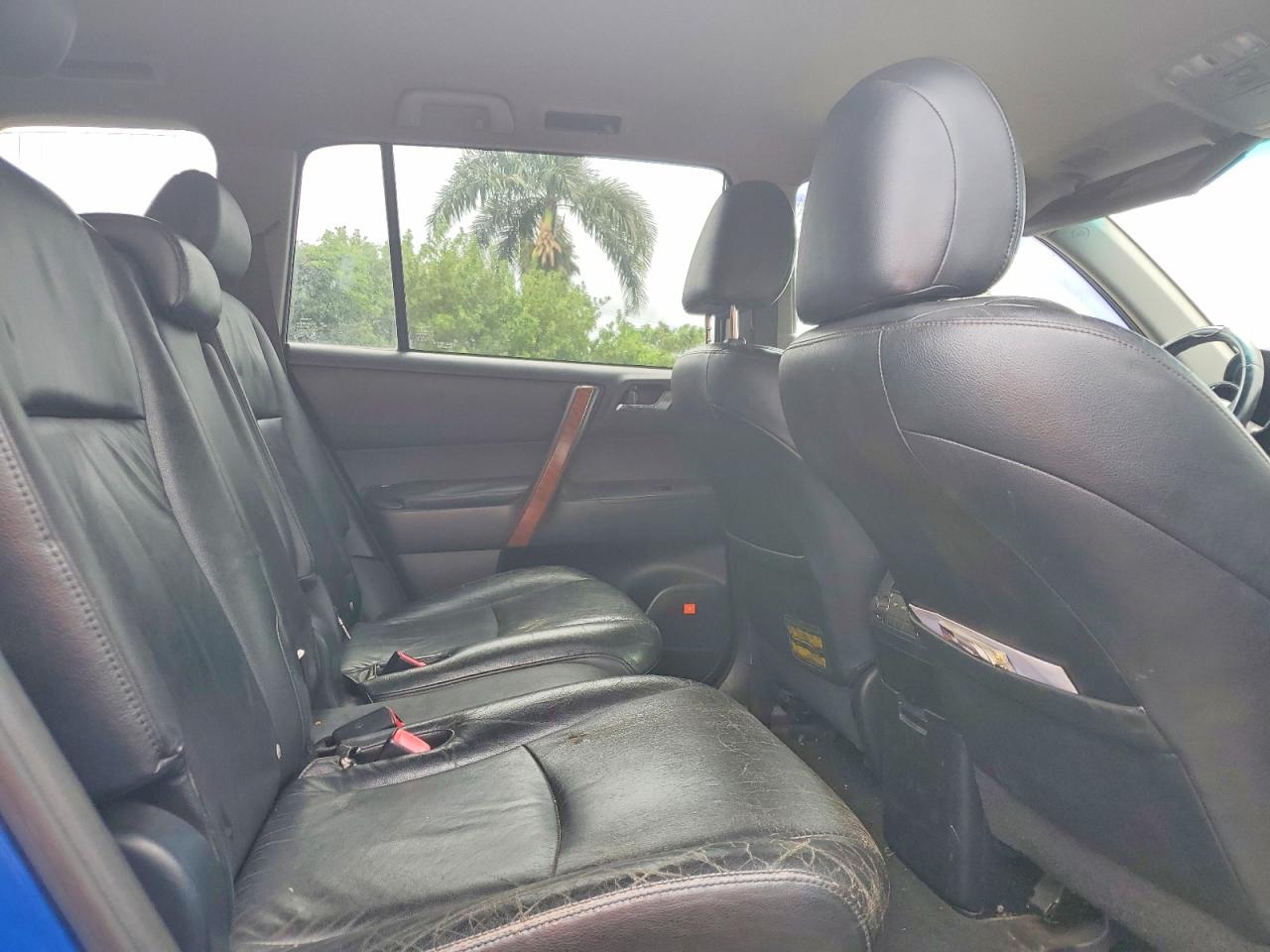 2008 Toyota Highlander Limited Blue vin: JTEDS42A782019195