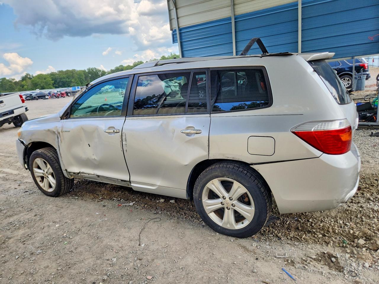 2008 Toyota Highlander Sport Silver vin: JTEDS42A782035624
