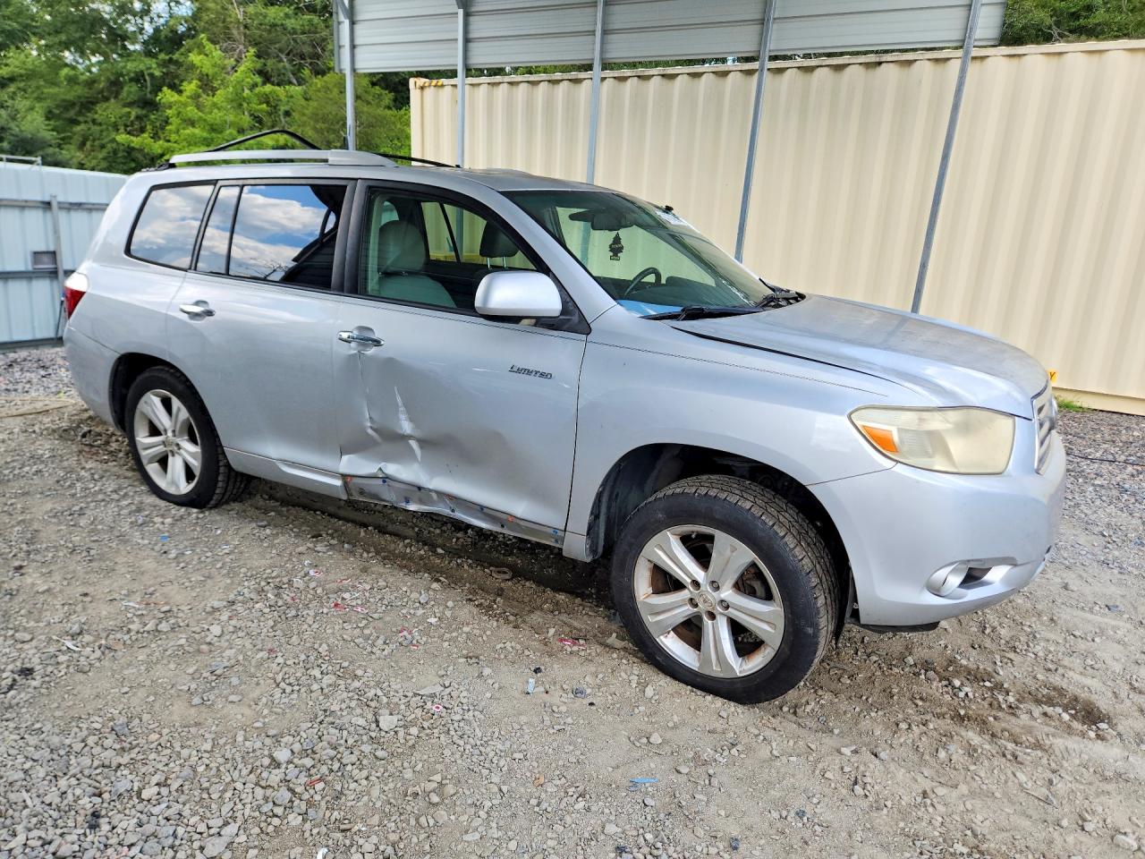 2008 Toyota Highlander Sport Silver vin: JTEDS42A782035624