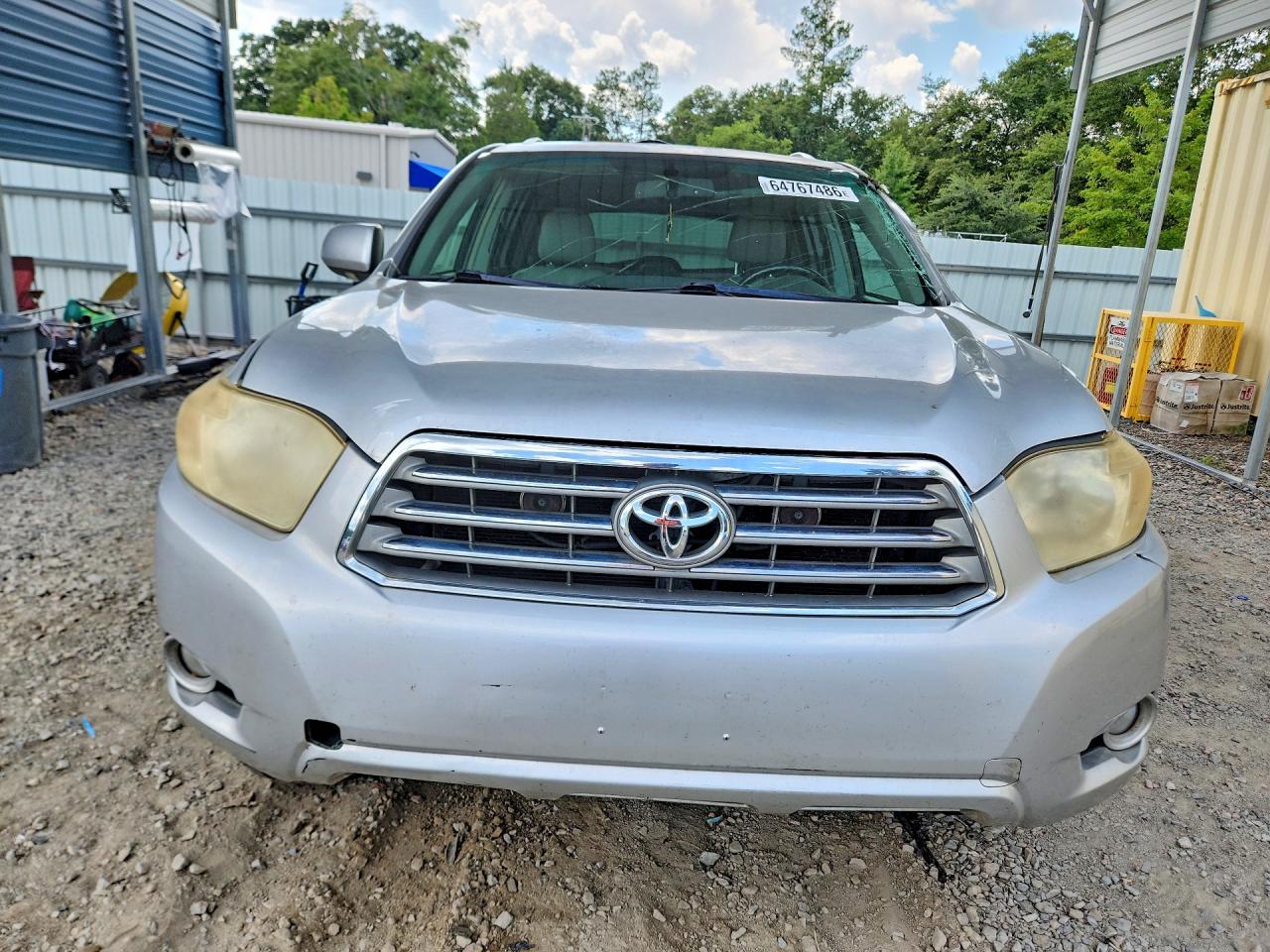 2008 Toyota Highlander Sport Silver vin: JTEDS42A782035624