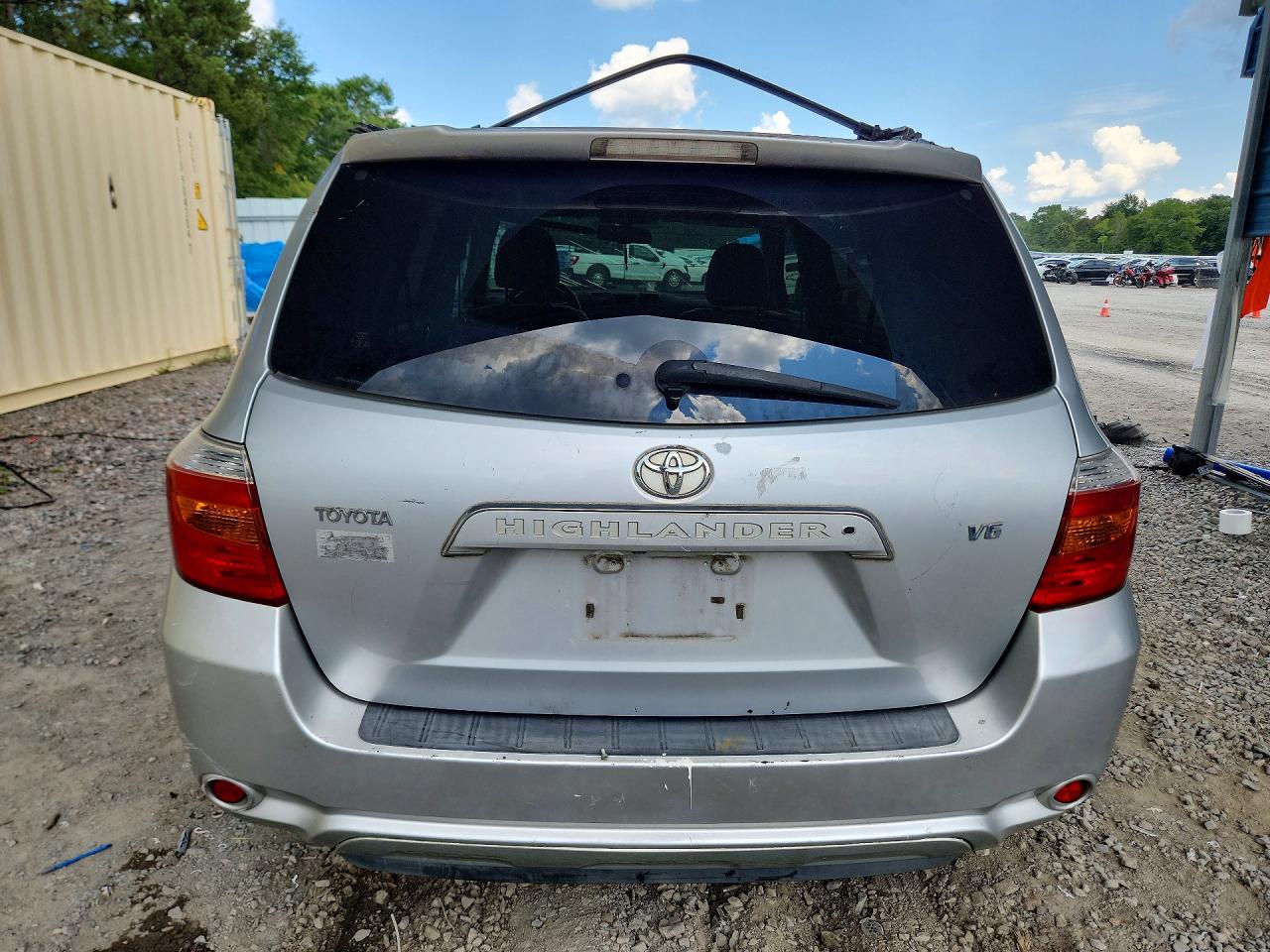 2008 Toyota Highlander Sport Silver vin: JTEDS42A782035624