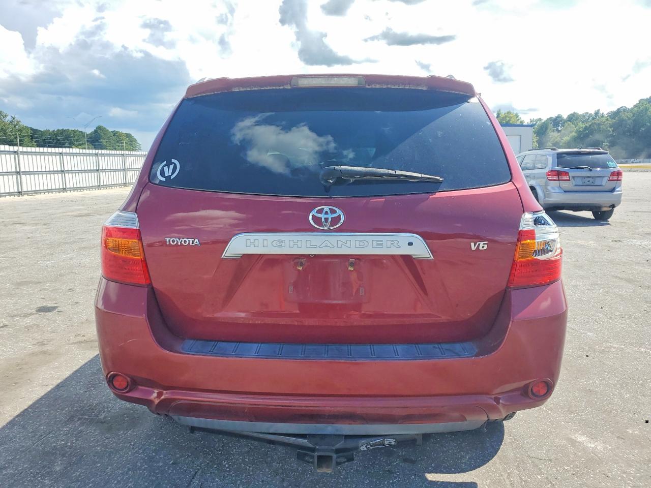2008 Toyota Highlander Limited Red vin: JTEDS42A782036479
