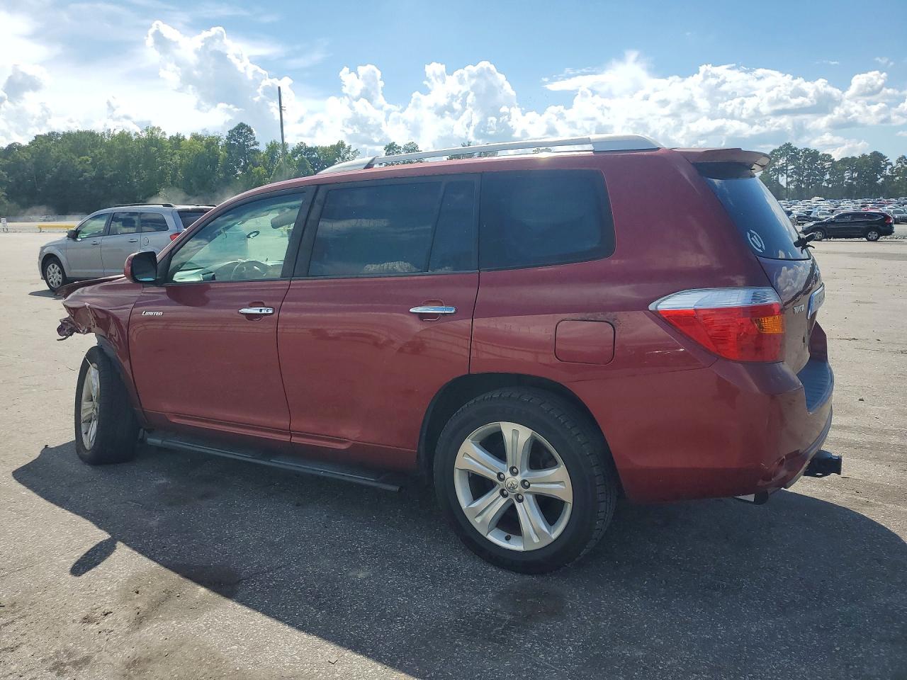 2008 Toyota Highlander Limited Red vin: JTEDS42A782036479