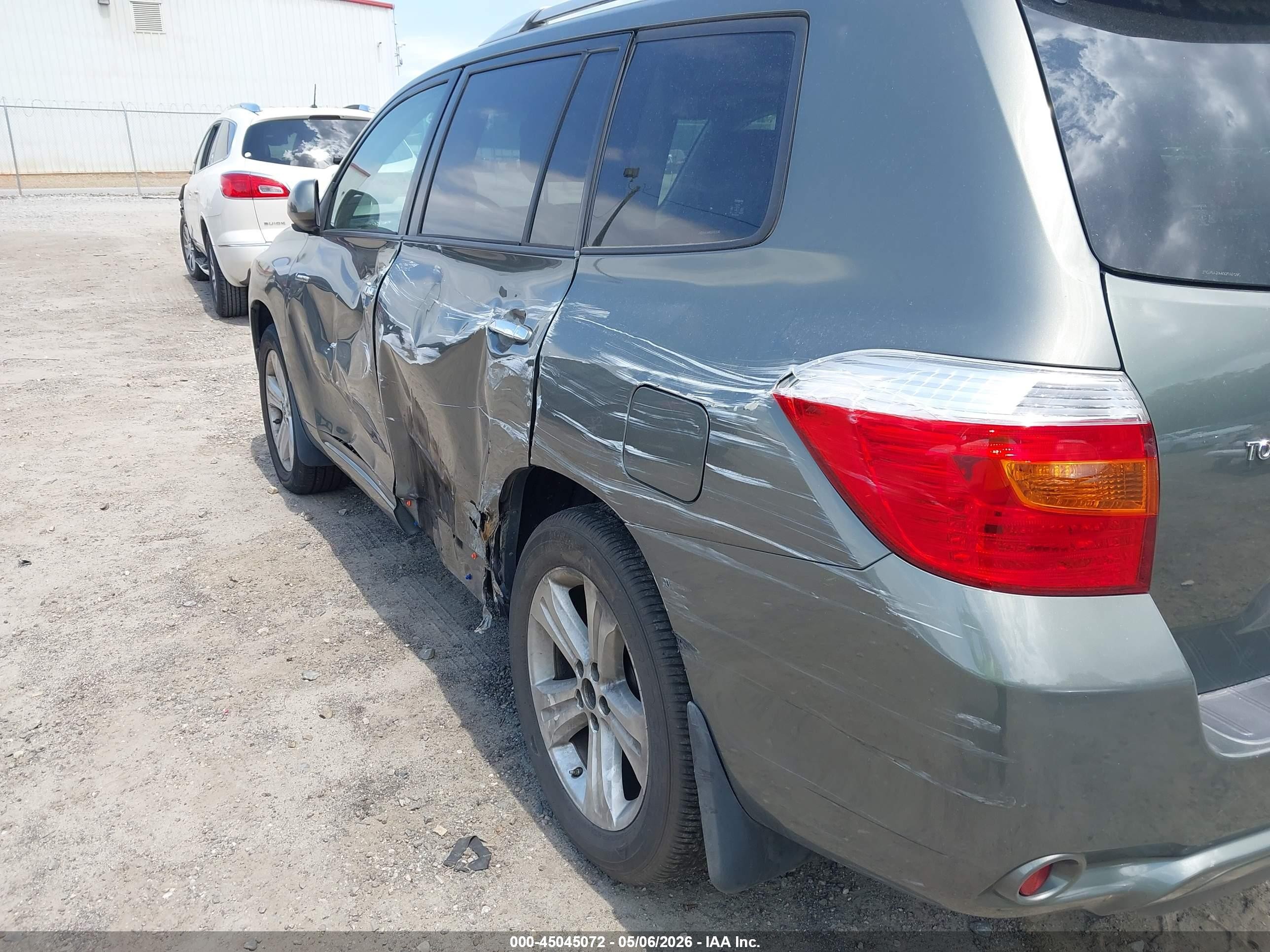 2009 Toyota Highlander Limited Green vin: JTEDS42A892092190