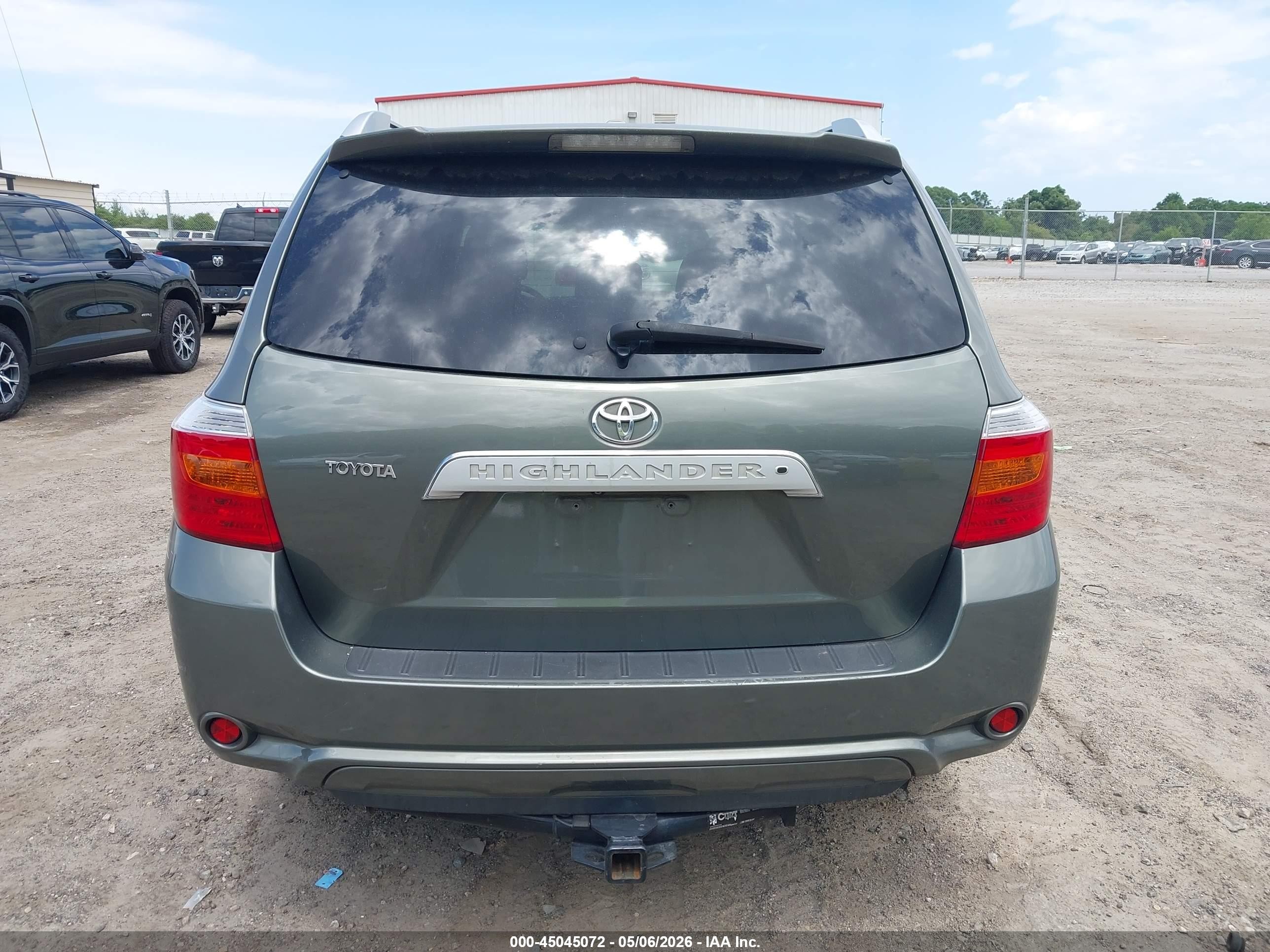 2009 Toyota Highlander Limited Green vin: JTEDS42A892092190
